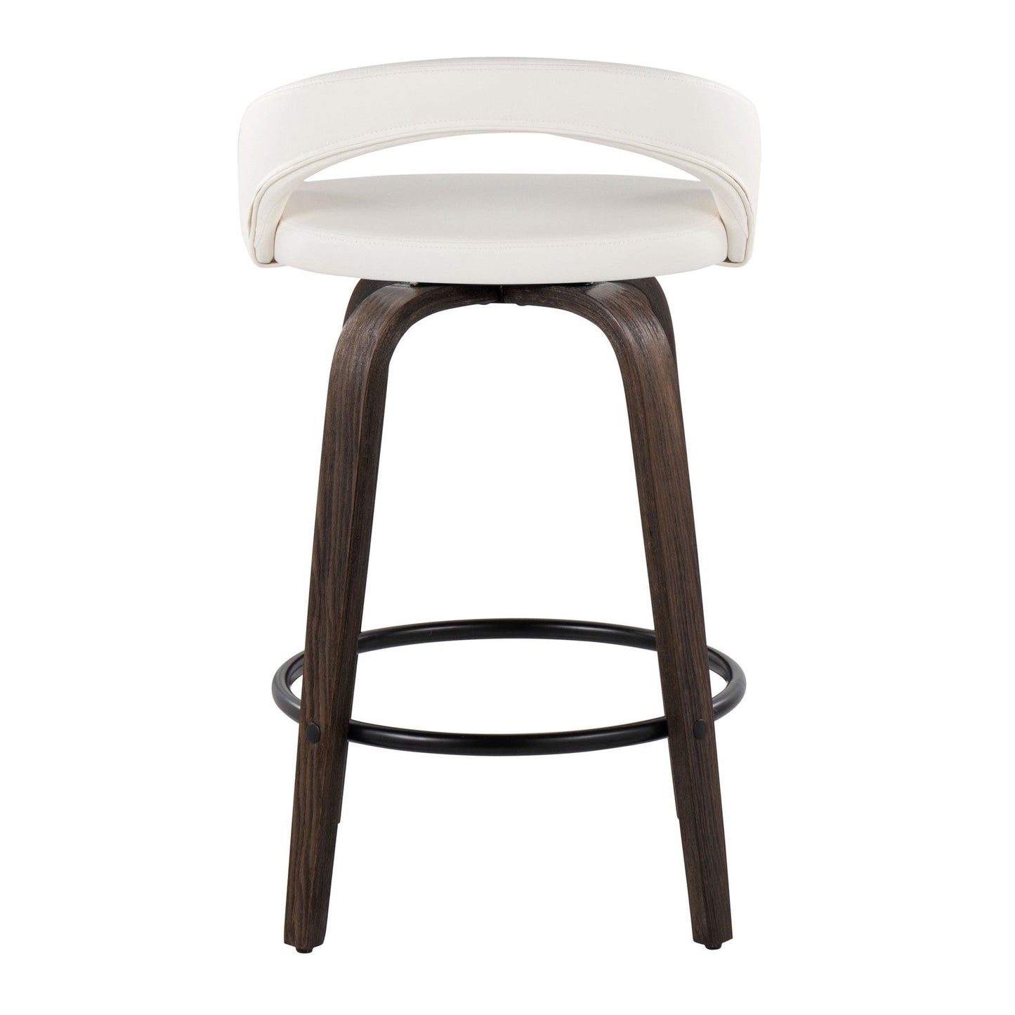 Majestic Office Furniture Upholstered 26" Fixed-Height Counter Stool - Set of 2