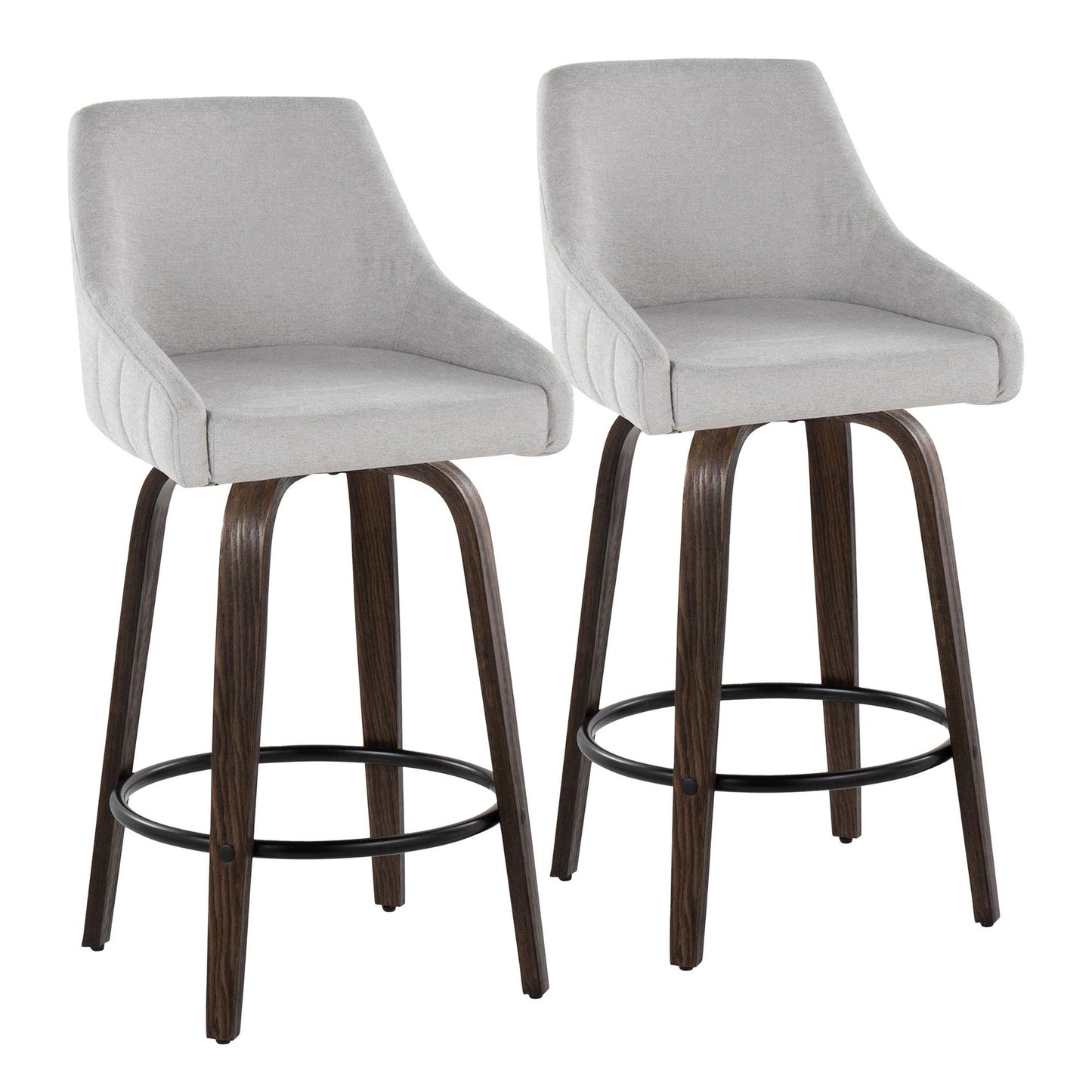 Majestic Office Furniture 26" Fixed-Height Counter Stool - Set of 2