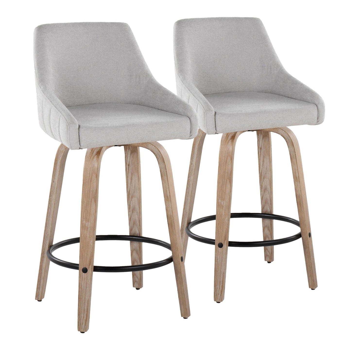 Majestic Office Furniture 26" Fixed-Height Counter Stool - Set of 2