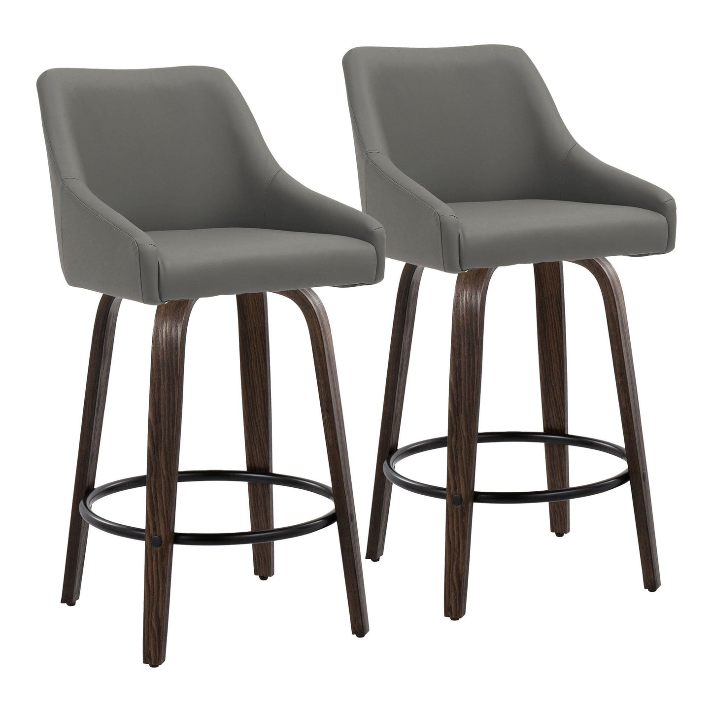 Majestic Office Furniture 26" Fixed-Height Counter Stool - Set of 2