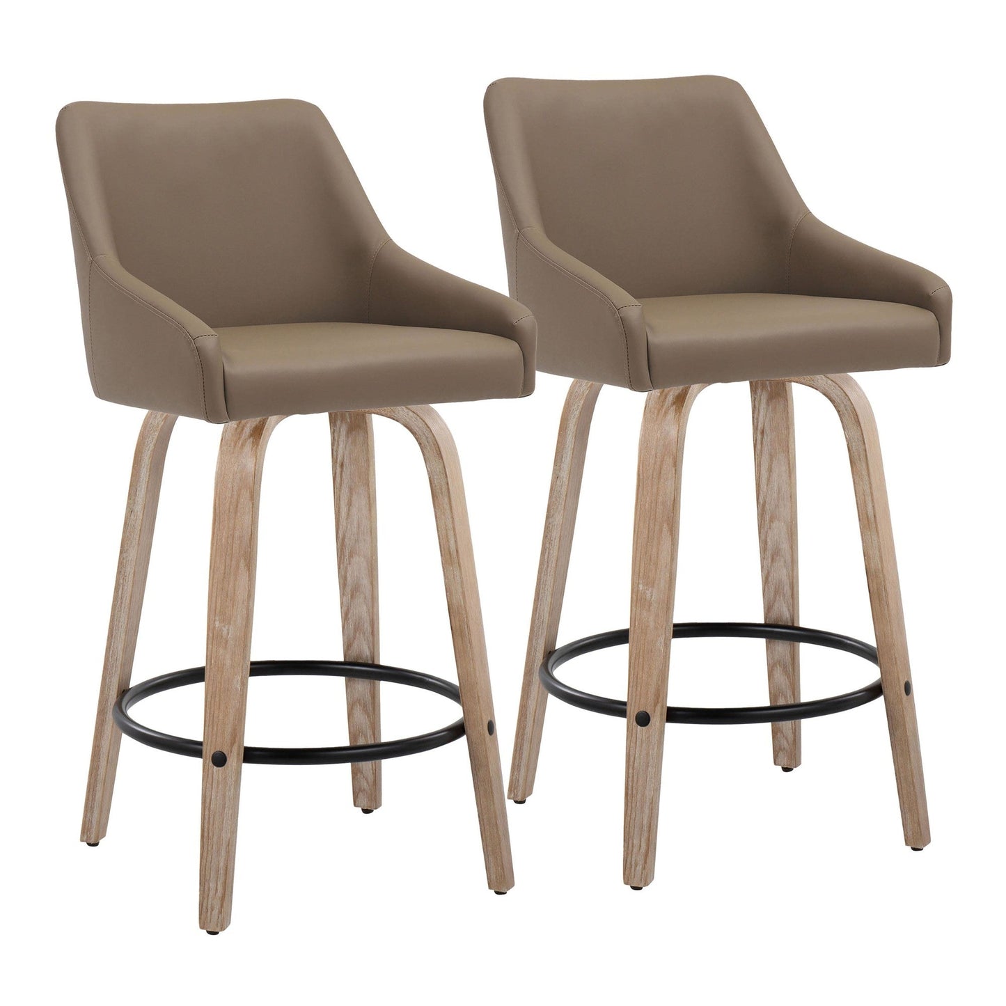 Majestic Office Furniture 26" Fixed-Height Counter Stool - Set of 2
