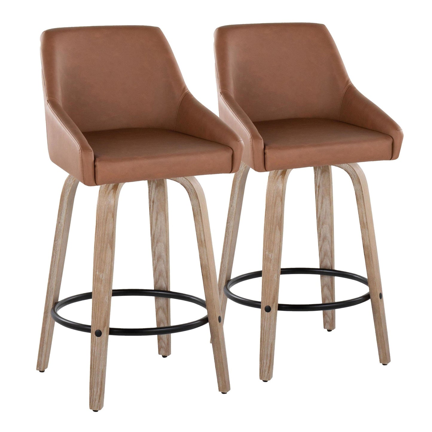 Majestic Office Furniture 26" Fixed-Height Counter Stool - Set of 2