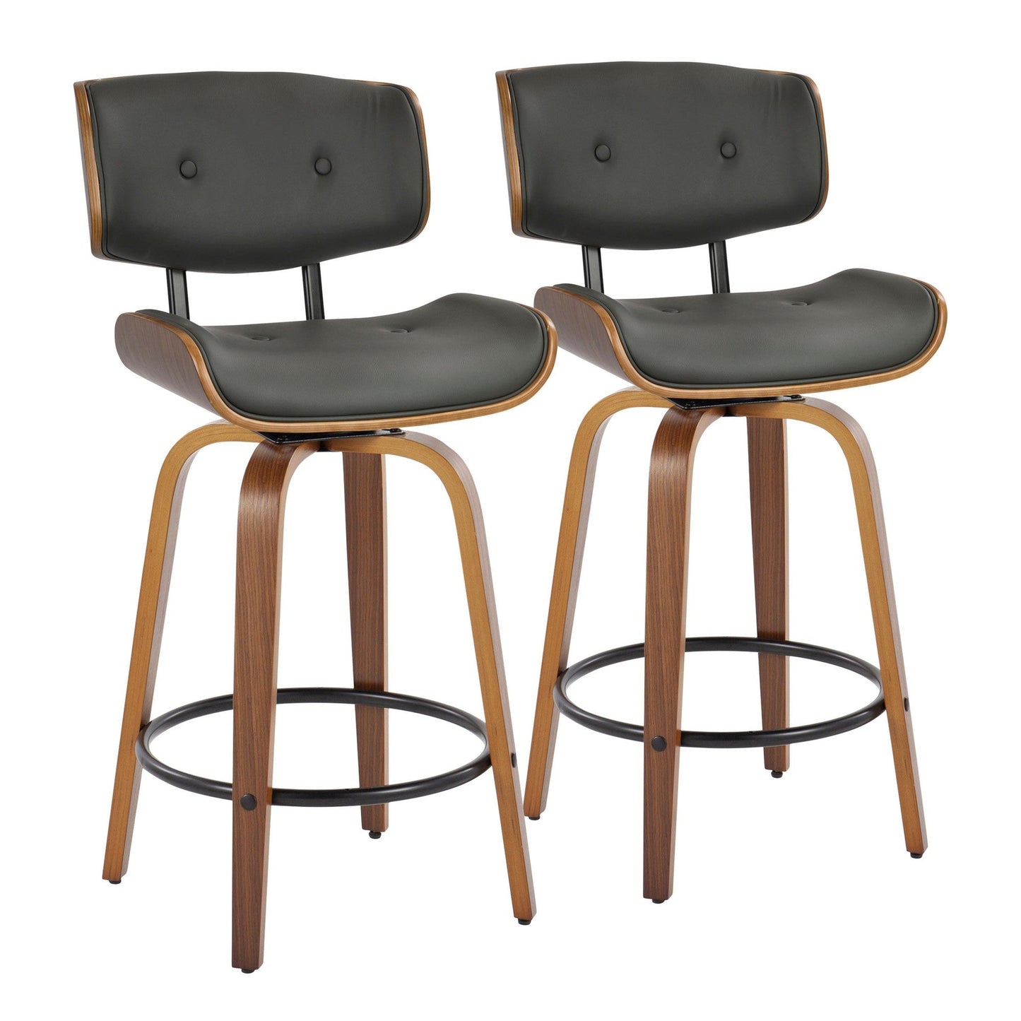 Majestic Office Furniture 26" Fixed-Height Counter Stool - Set of 2
