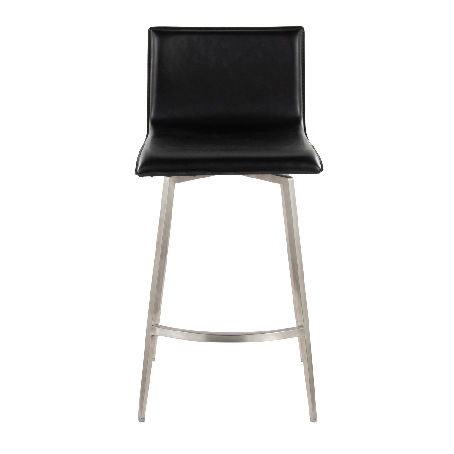 Majestic Office Furniture Upholstered 26" Fixed-Height Counter Stool - Set of 2
