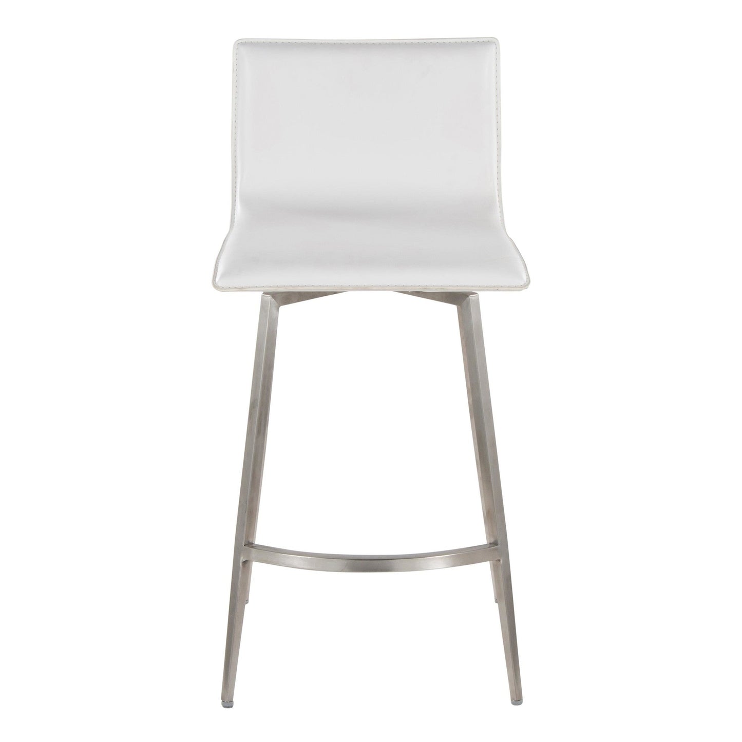 Majestic Office Furniture Upholstered 26" Fixed-Height Counter Stool - Set of 2