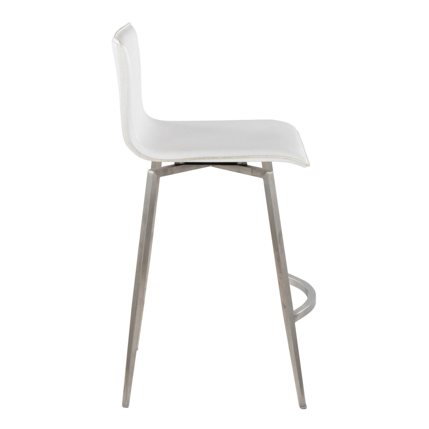 Majestic Office Furniture Upholstered 26" Fixed-Height Counter Stool - Set of 2