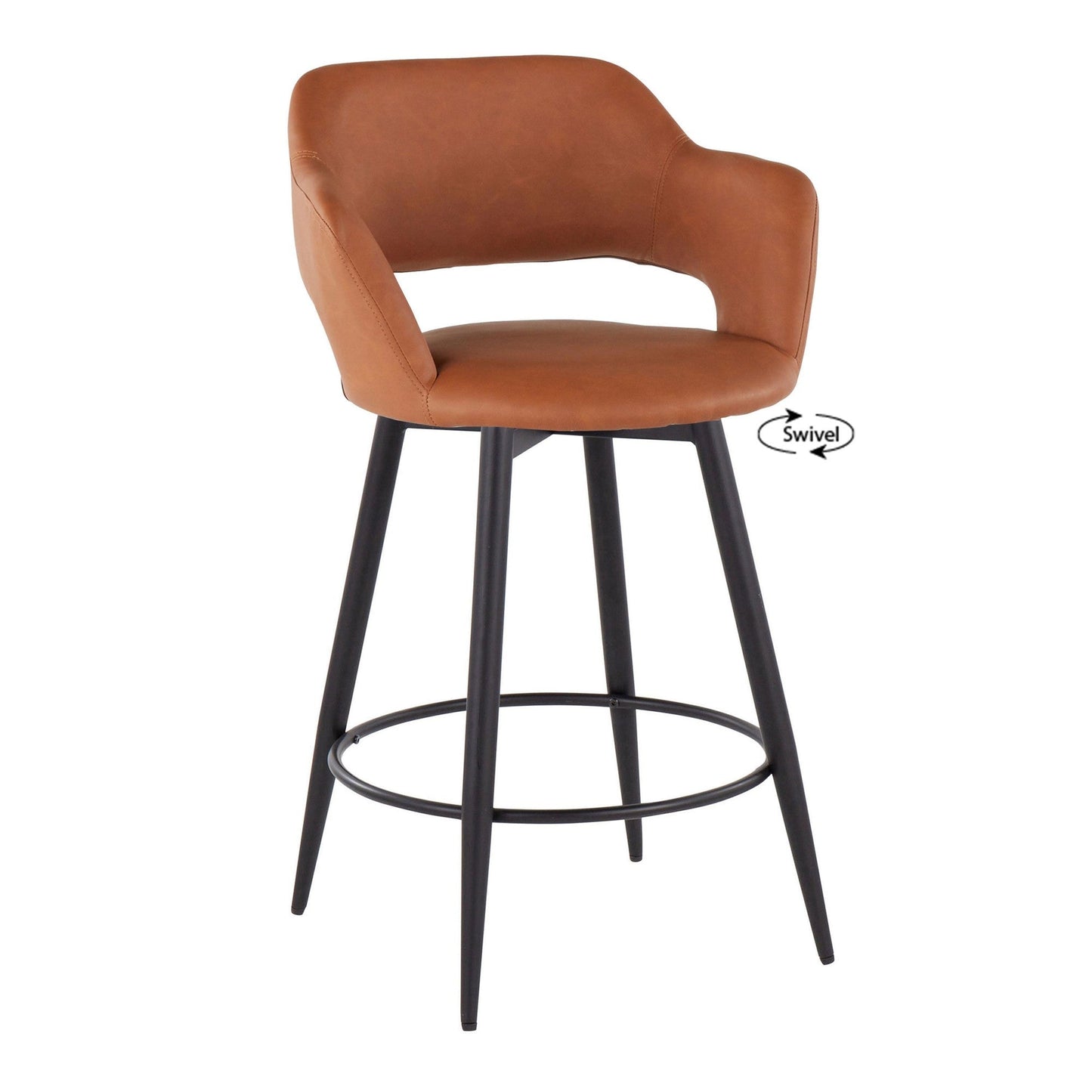 Majestic Office Furniture 26" Fixed-Height Counter Stool - Set of 2