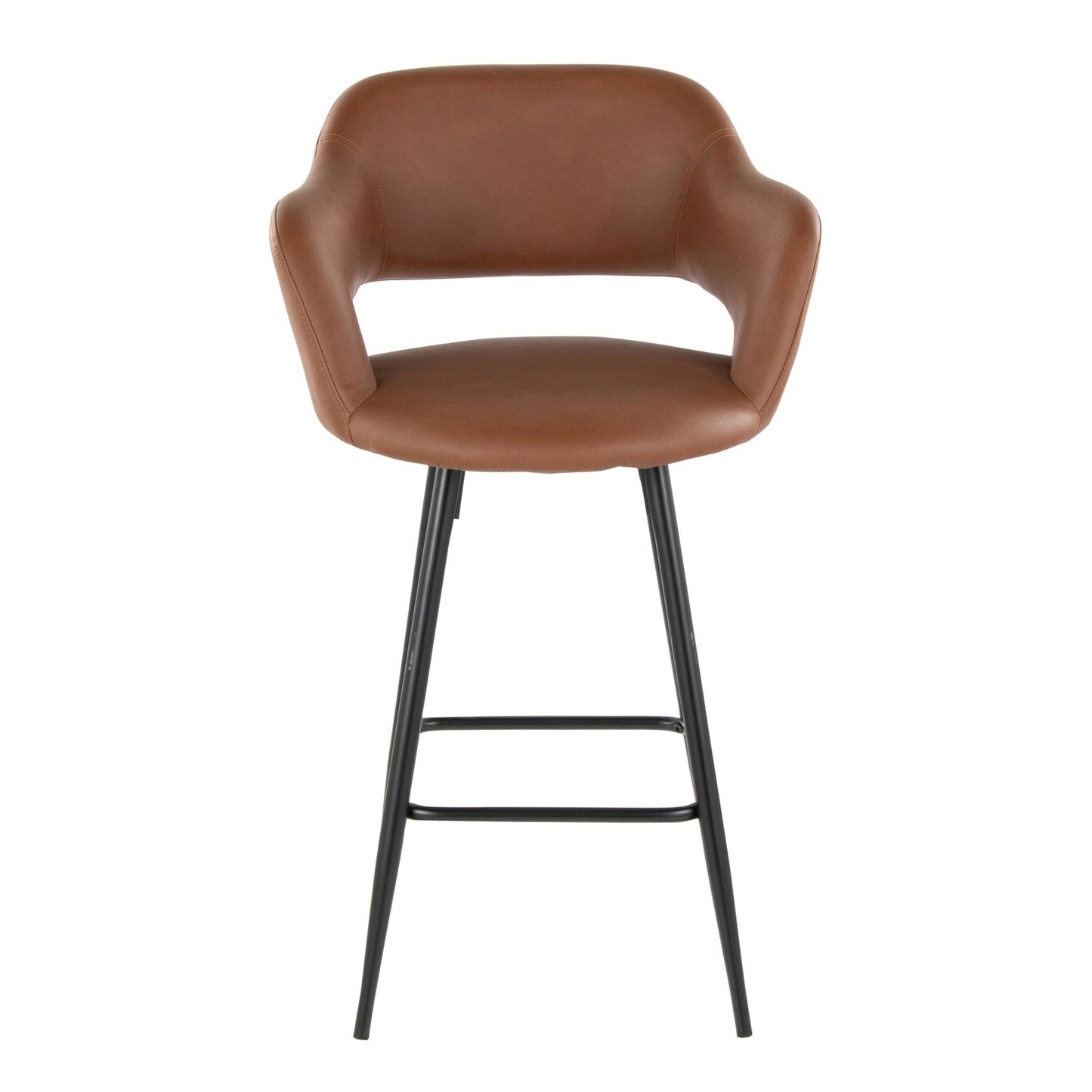 Majestic Office Furniture 25" Fixed-Height Counter Stool - Set of 2