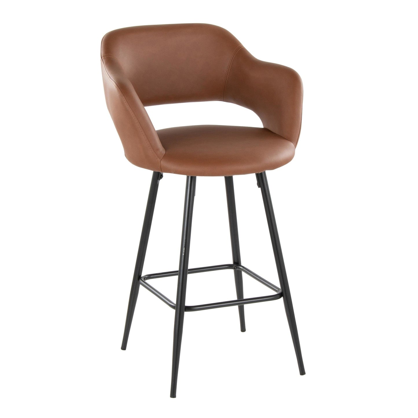 Majestic Office Furniture 25" Fixed-Height Counter Stool - Set of 2
