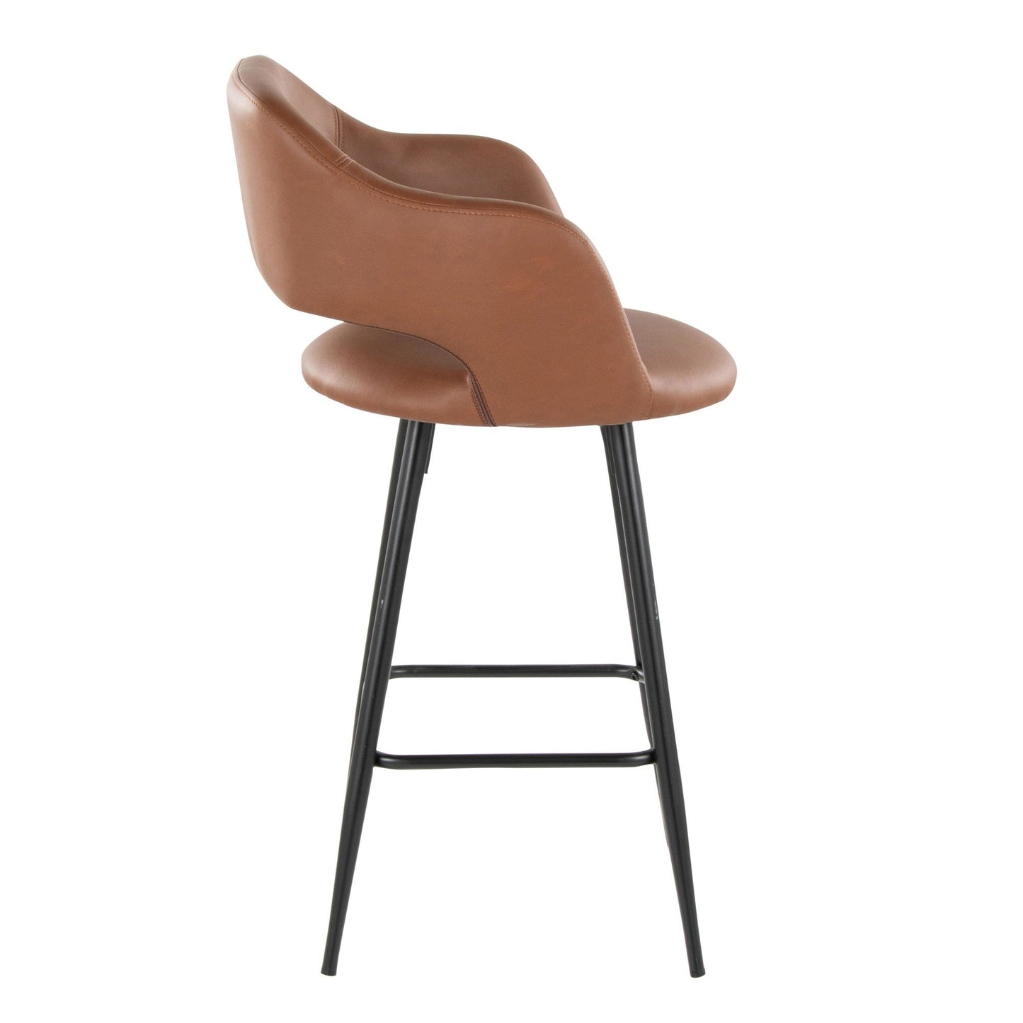 Majestic Office Furniture 25" Fixed-Height Counter Stool - Set of 2