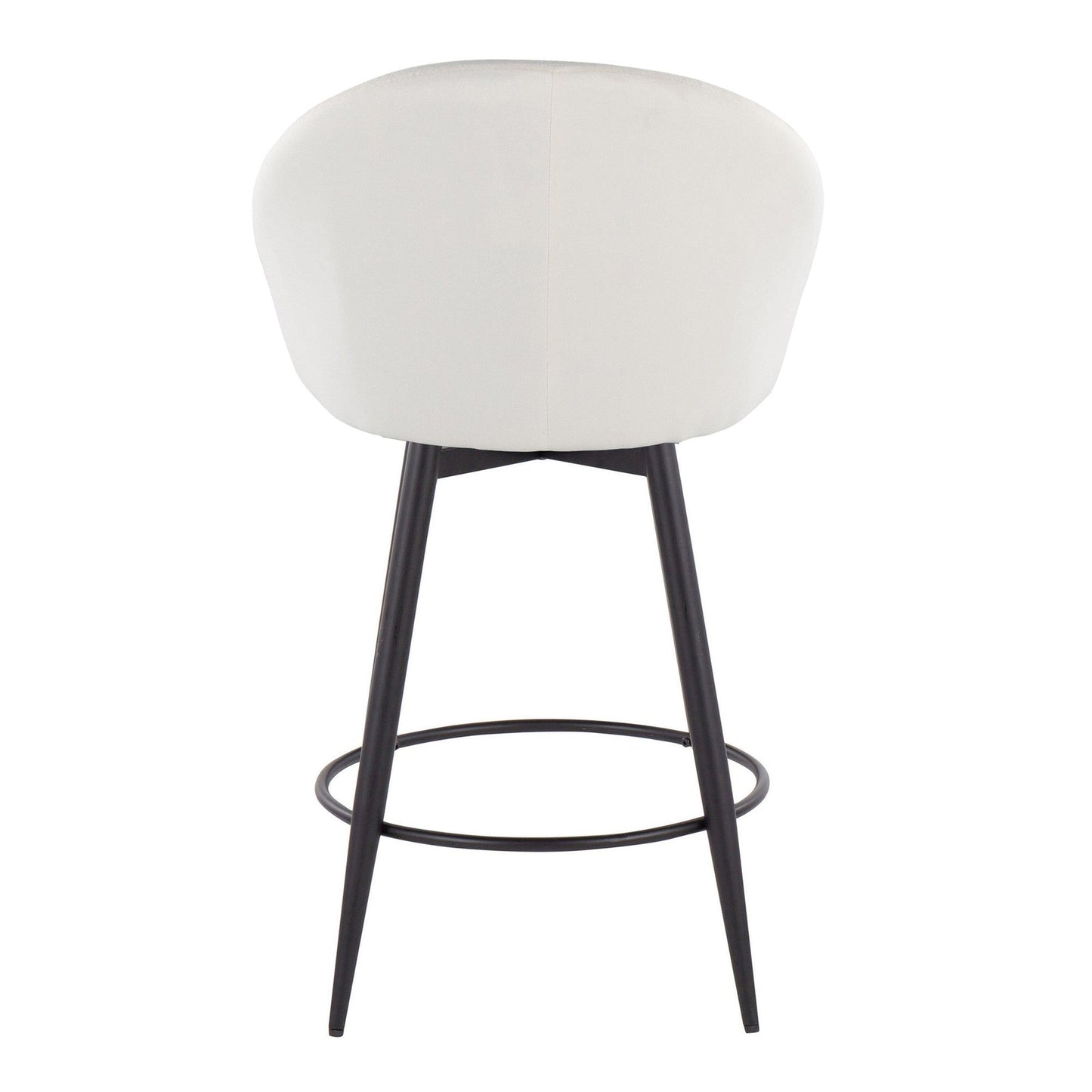 Majestic Office Furniture Highback 26" Fixed-Height Counter Stool - Set of 2