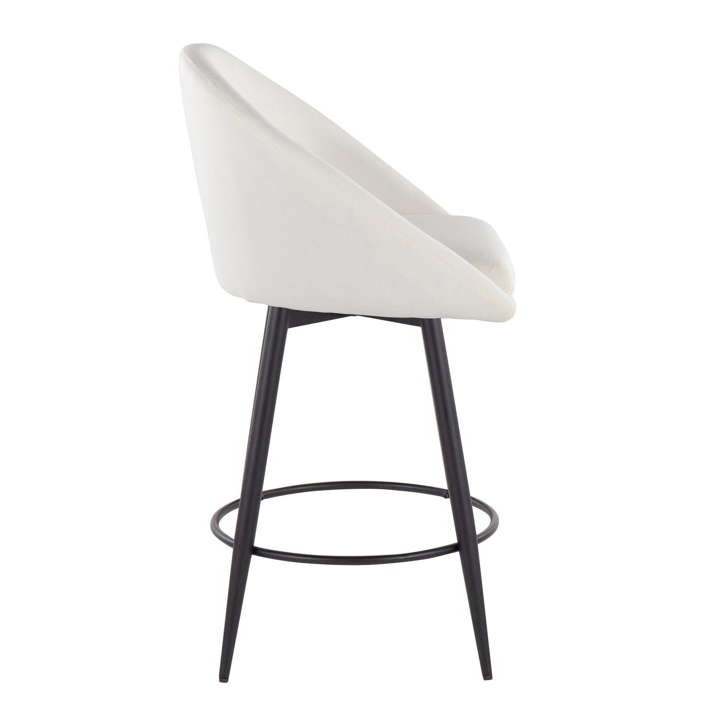 Majestic Office Furniture Highback 26" Fixed-Height Counter Stool - Set of 2