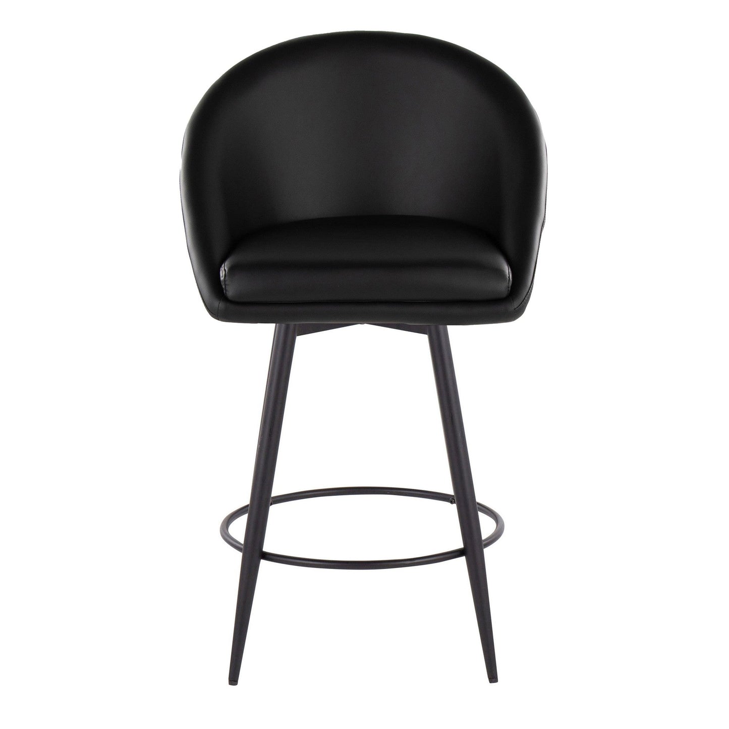 Majestic Office Furniture Highback 26" Fixed-Height Counter Stool - Set of 2