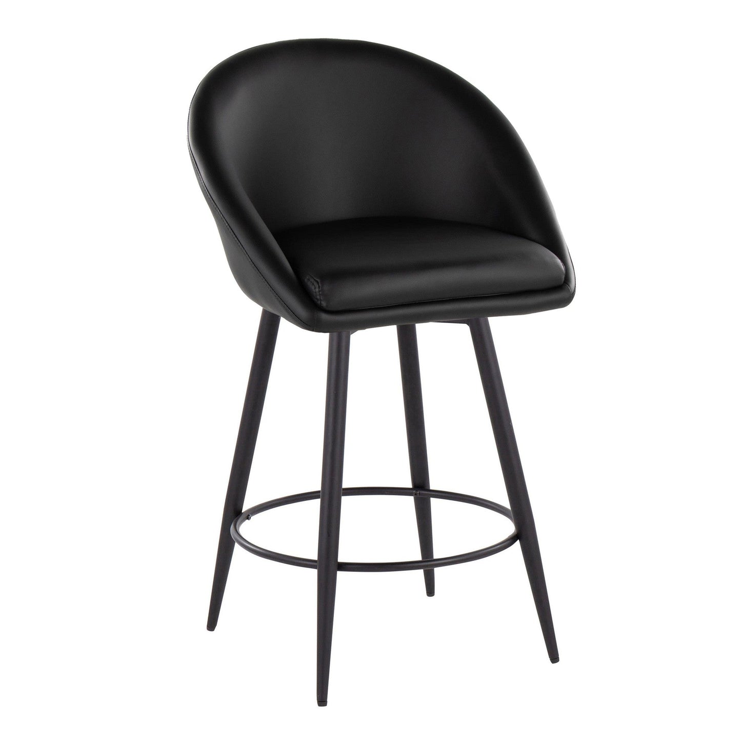 Majestic Office Furniture Highback 26" Fixed-Height Counter Stool - Set of 2