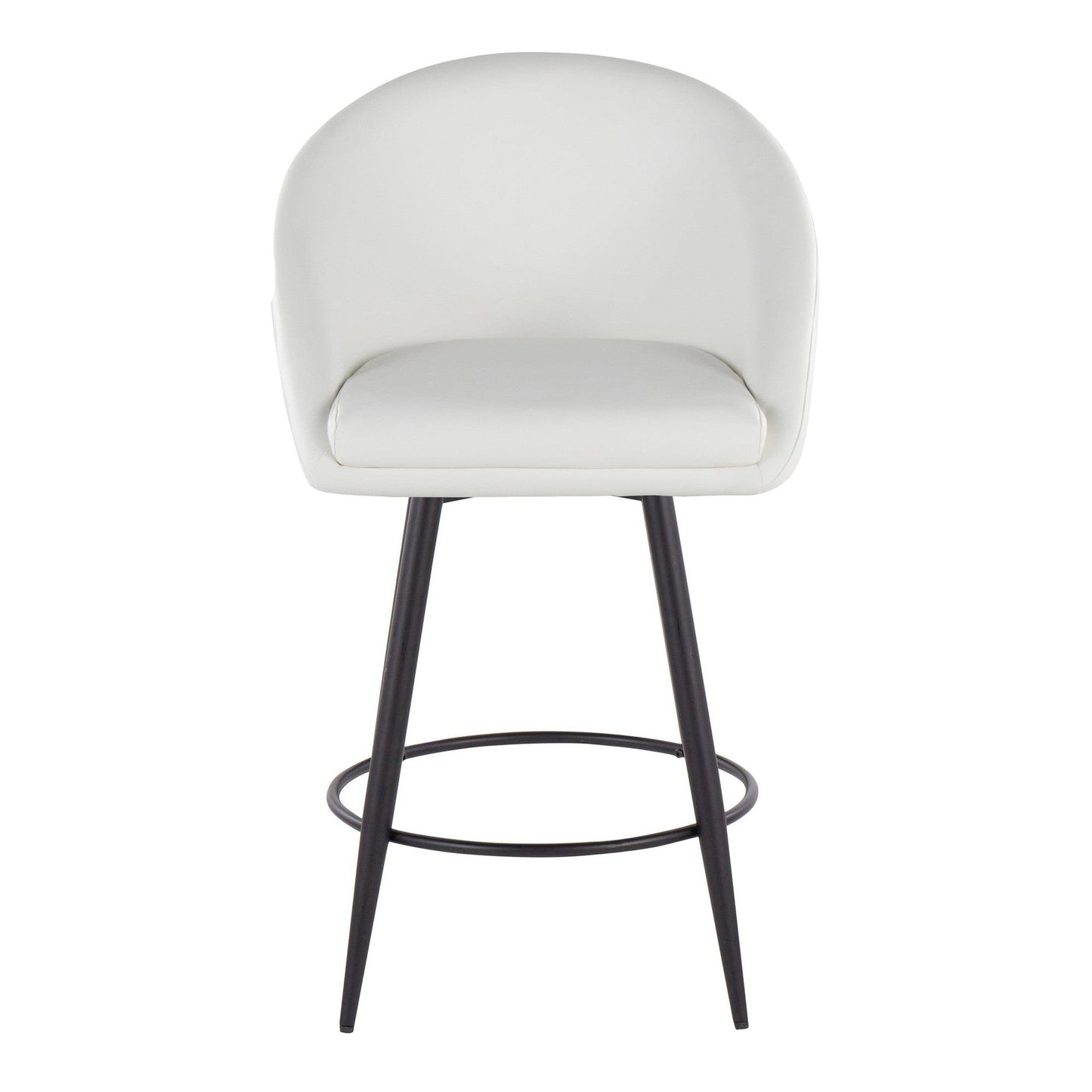 Majestic Office Furniture Highback 26" Fixed-Height Counter Stool - Set of 2