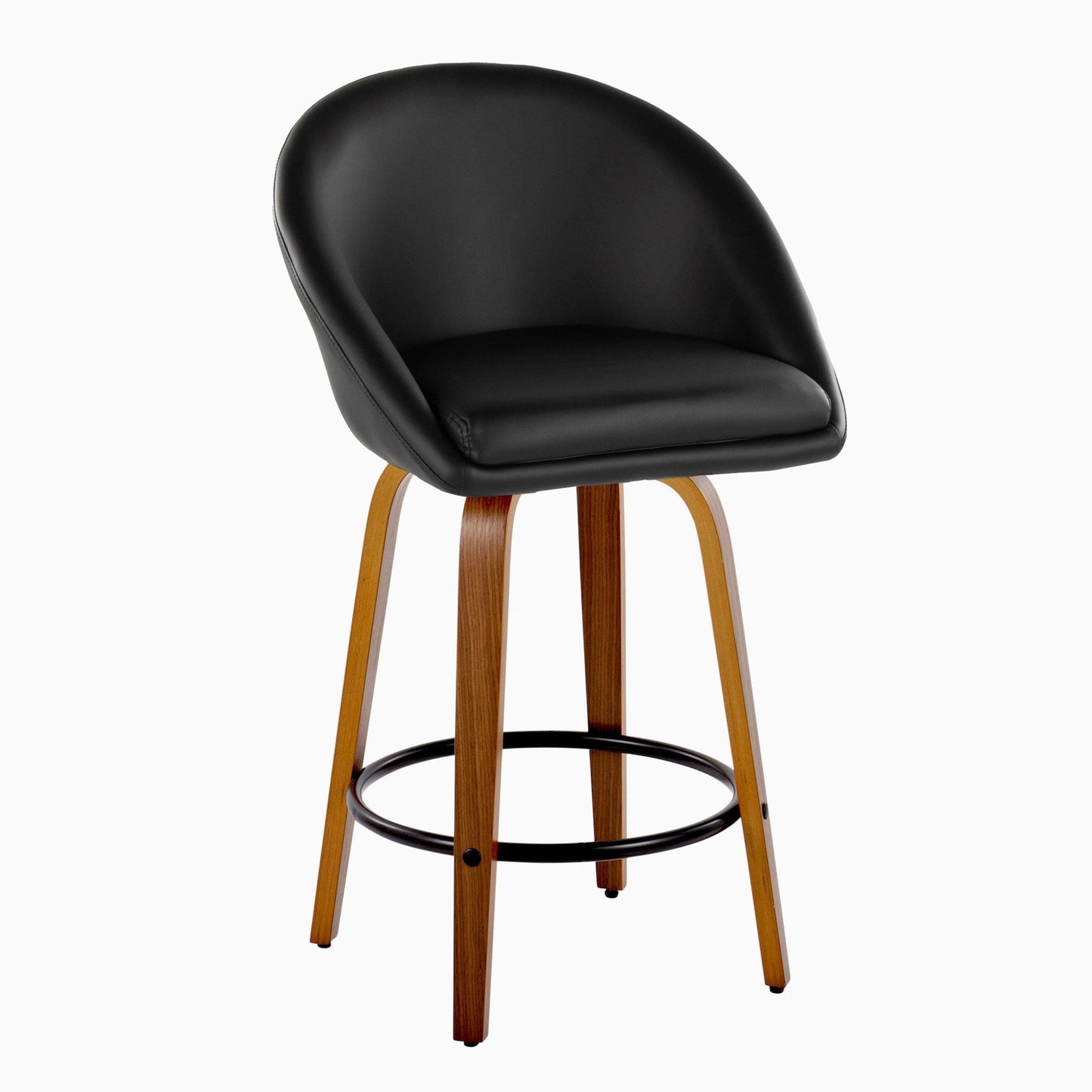 Majestic Office Furniture Highback 26" Fixed-Height Counter Stool - Set of 2