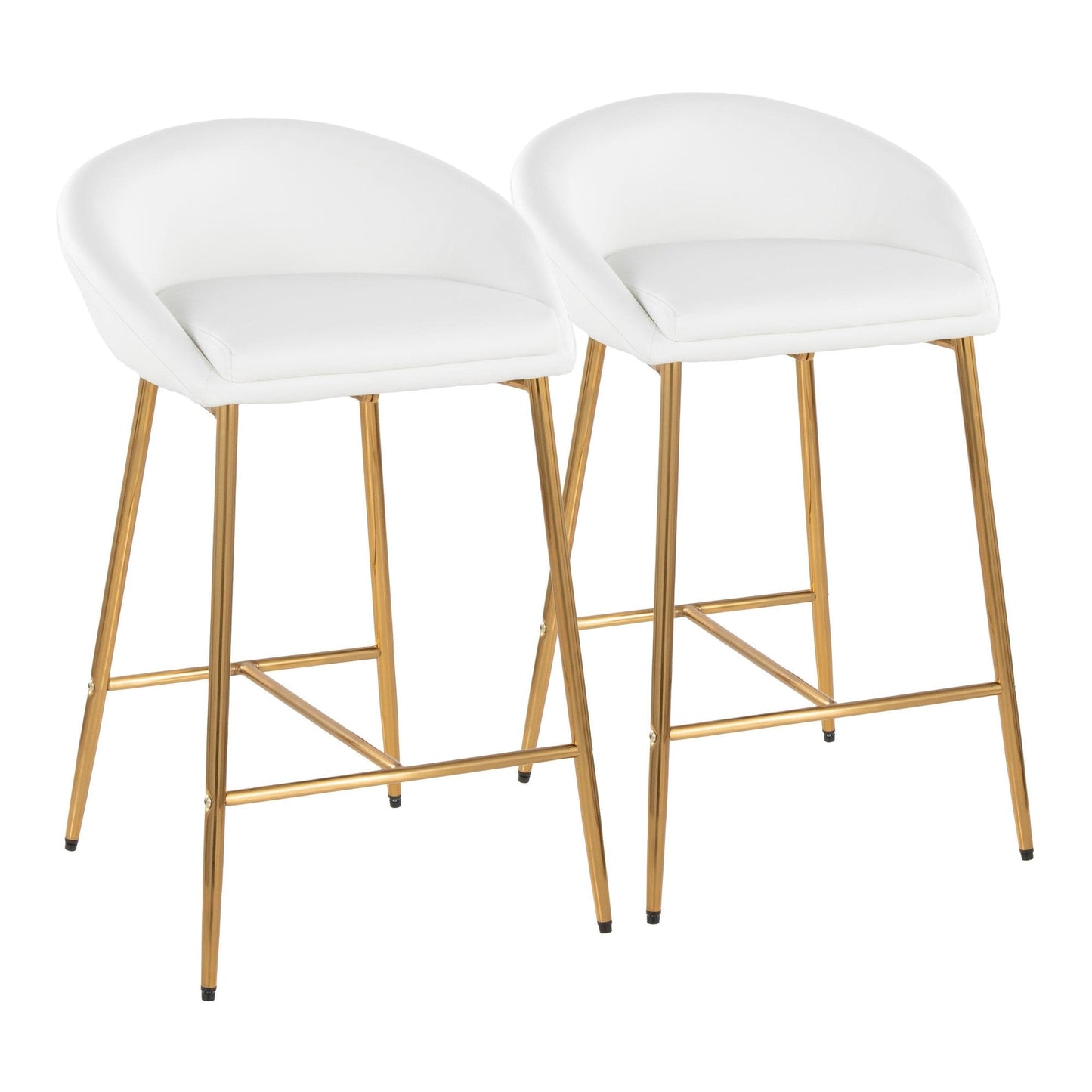 Majestic Office Furniture 26" Fixed-Height Counter Stool - Set of 2