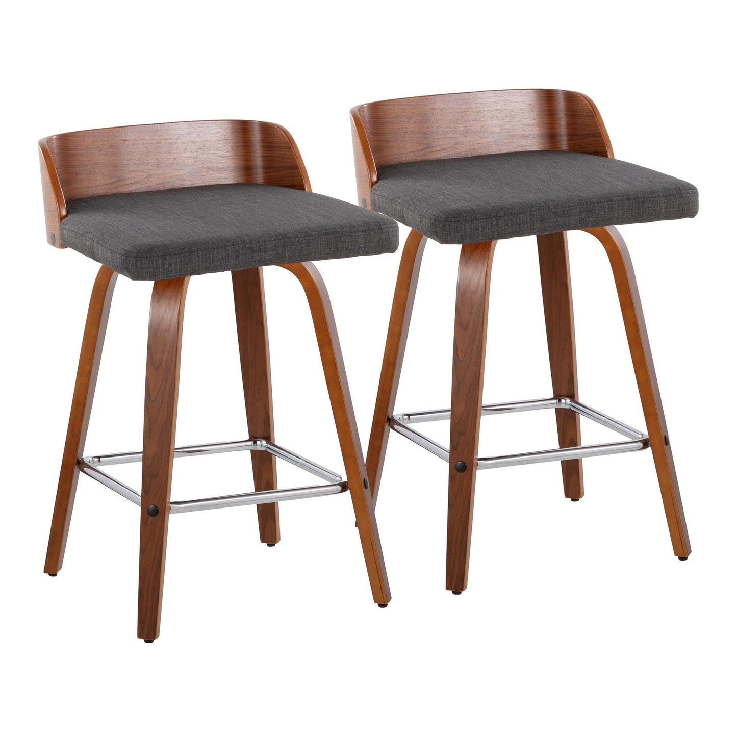Majestic Office Furniture 26" Fixed-Height Counter Stool - Set of 2