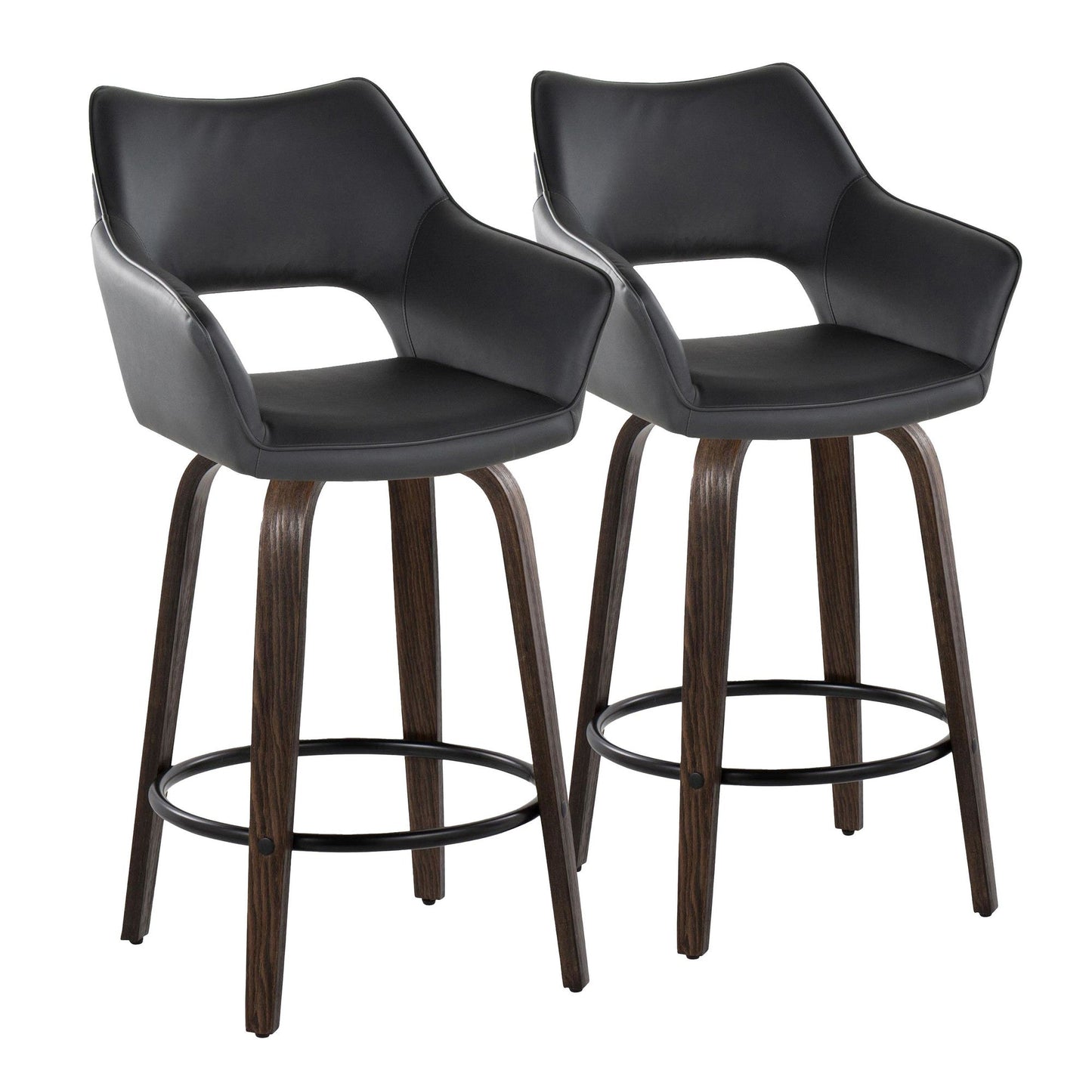 Majestic Office Furniture 26" Fixed-Height Counter Stool - Set of 2