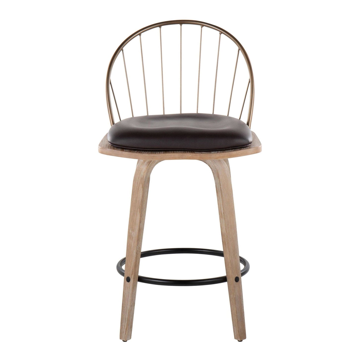 Majestic Office Furniture 26" Fixed-Height Counter Stool - Set of 2
