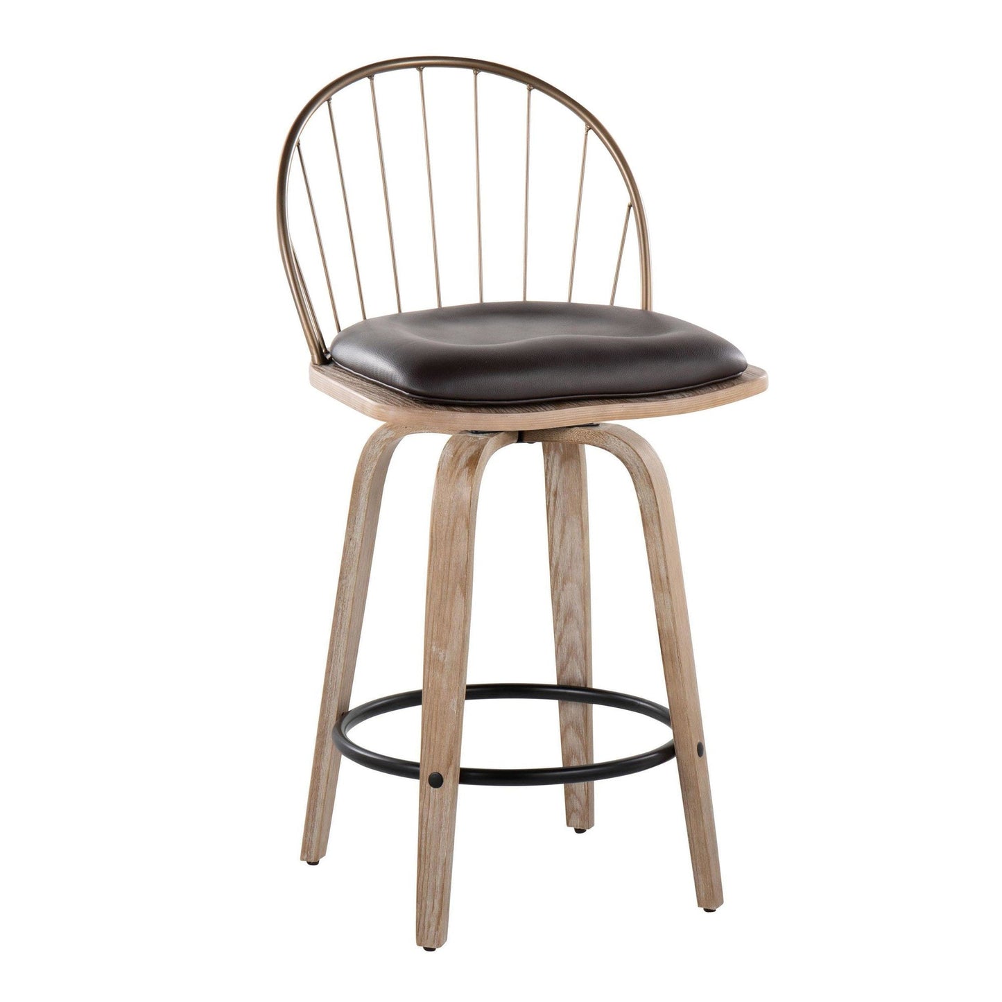 Majestic Office Furniture 26" Fixed-Height Counter Stool - Set of 2