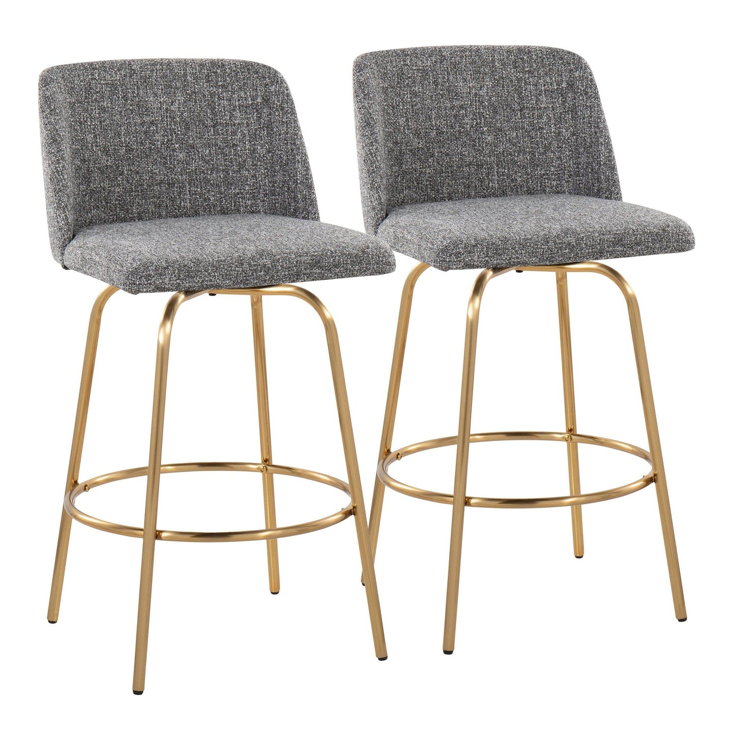 Majestic Office Furniture 26" Fixed-Height Counter Stool - Set of 2