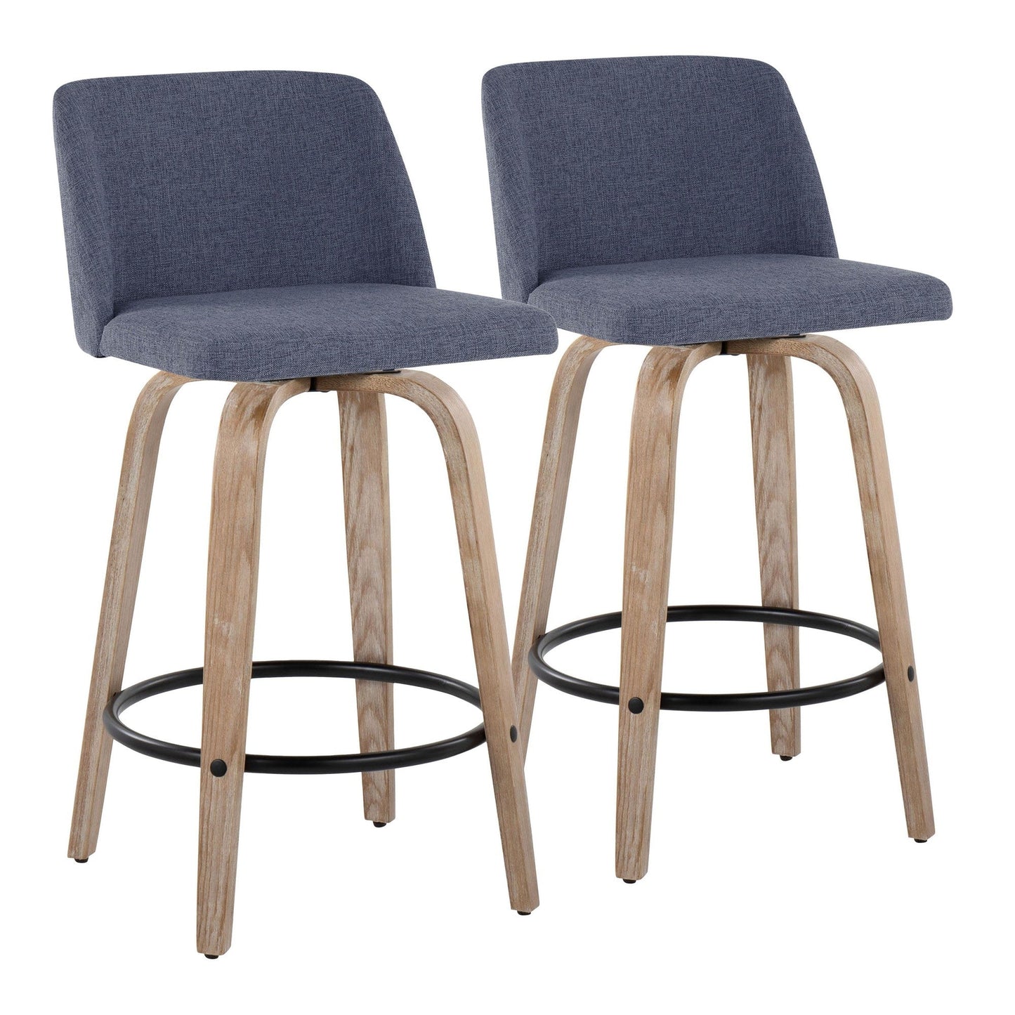 Majestic Office Furniture 26" Fixed-Height Counter Stool - Set of 2