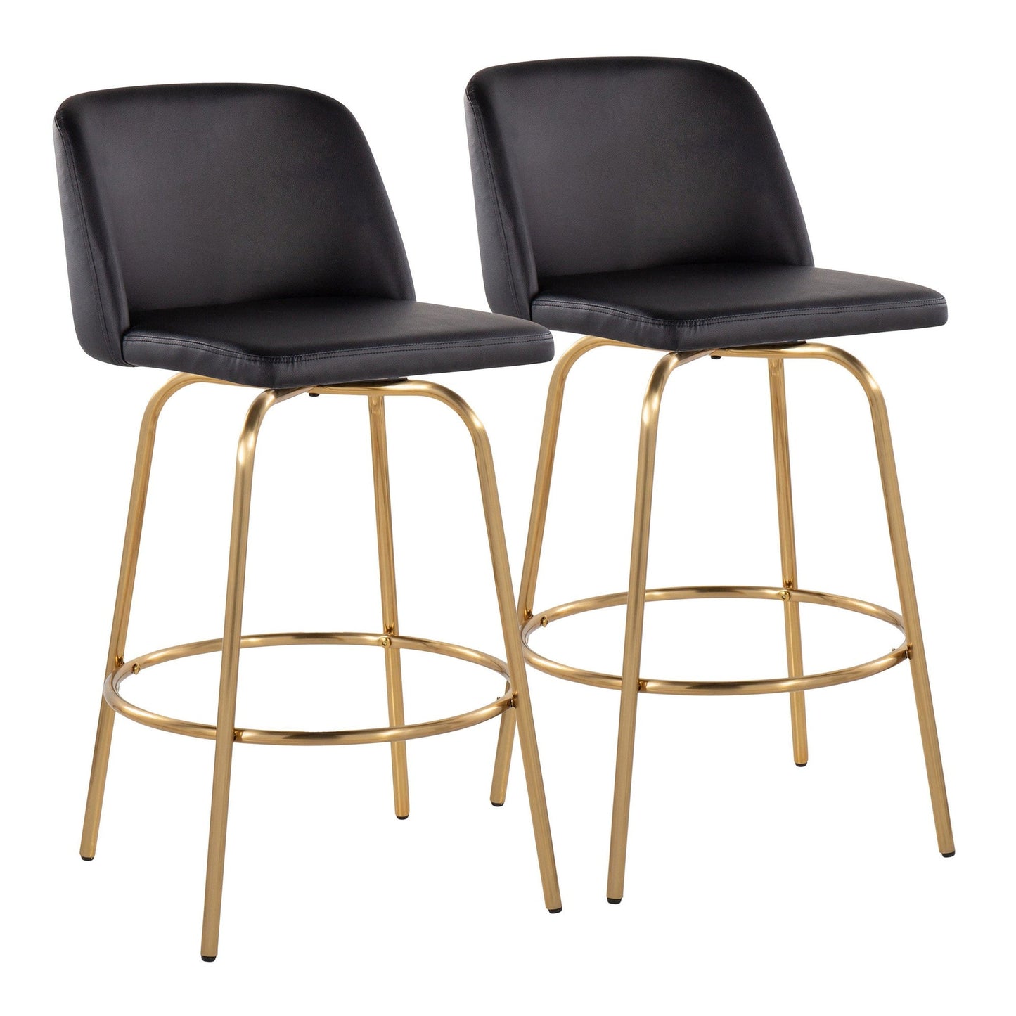Majestic Office Furniture 26" Fixed-Height Counter Stool - Set of 2