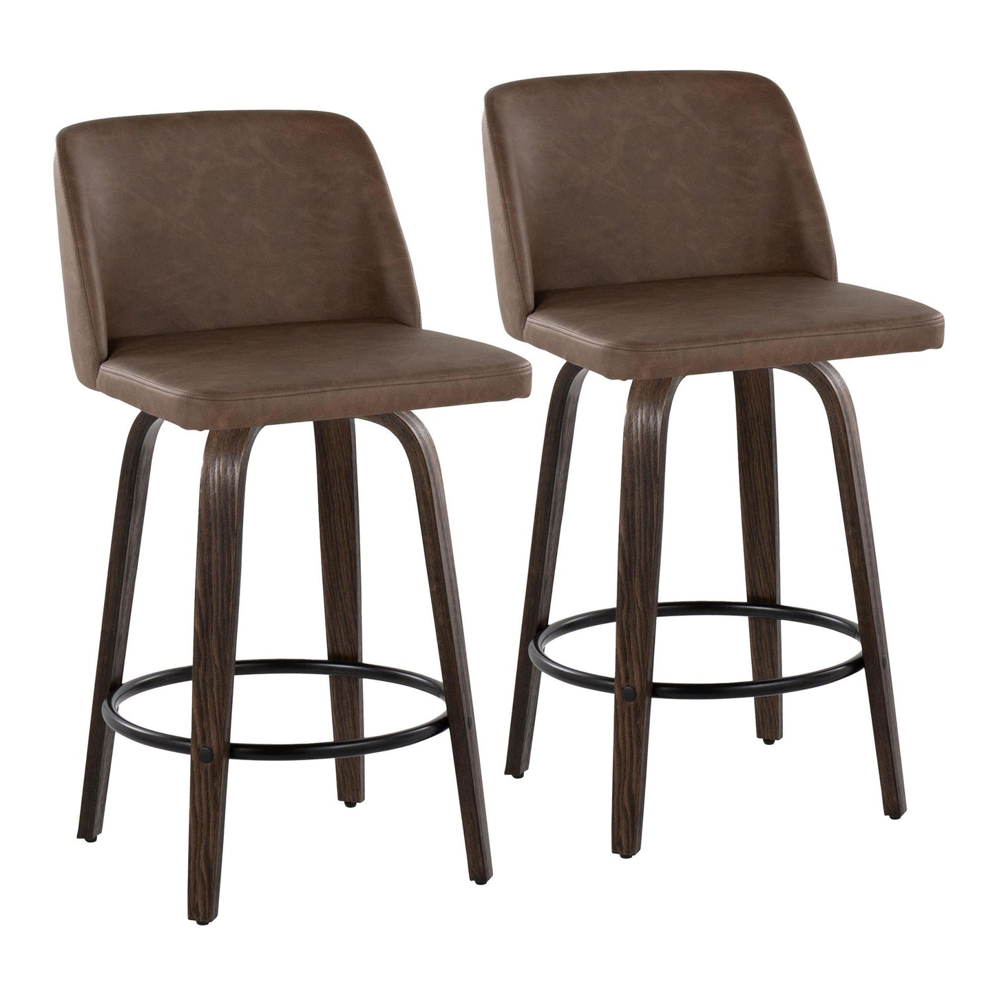 Majestic Office Furniture 26" Fixed-Height Counter Stool - Set of 2