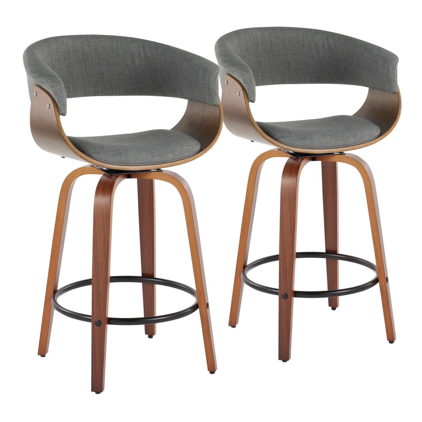 Majestic Office Furniture Mod 26" Fixed-Height Counter Stool - Set of 2