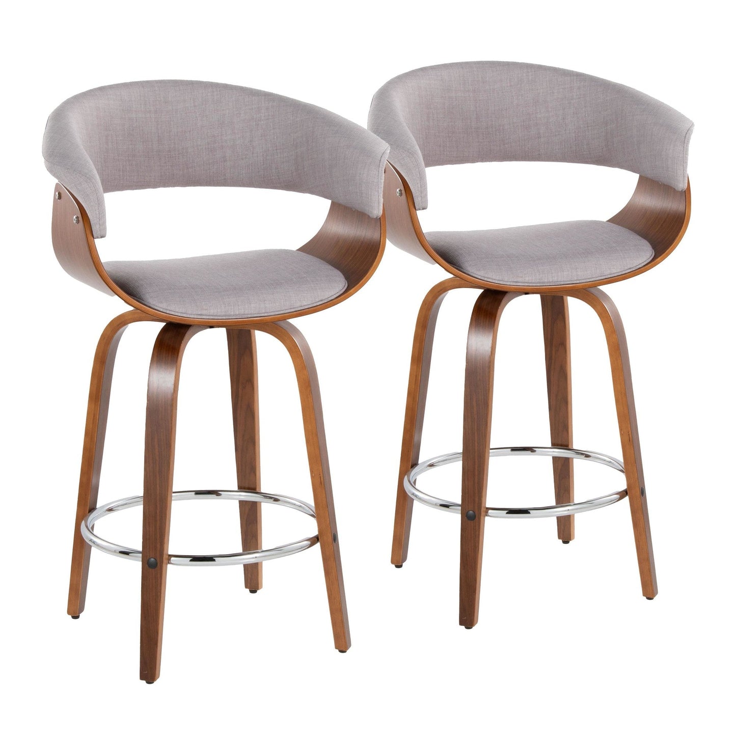 Majestic Office Furniture Mod 26" Fixed-Height Counter Stool - Set of 2