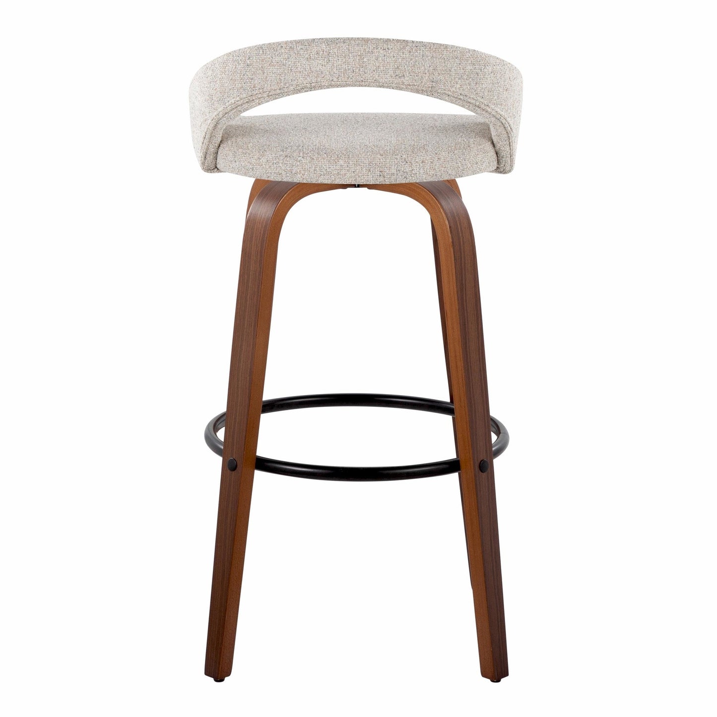 Majestic Office Furniture Upholstered 30" Fixed-Height Barstool - Set of 2
