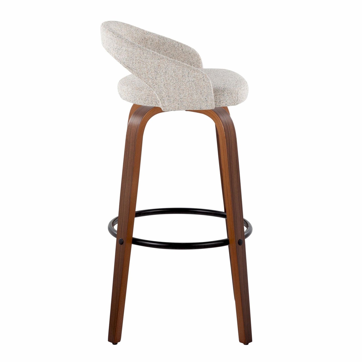 Majestic Office Furniture Upholstered 30" Fixed-Height Barstool - Set of 2