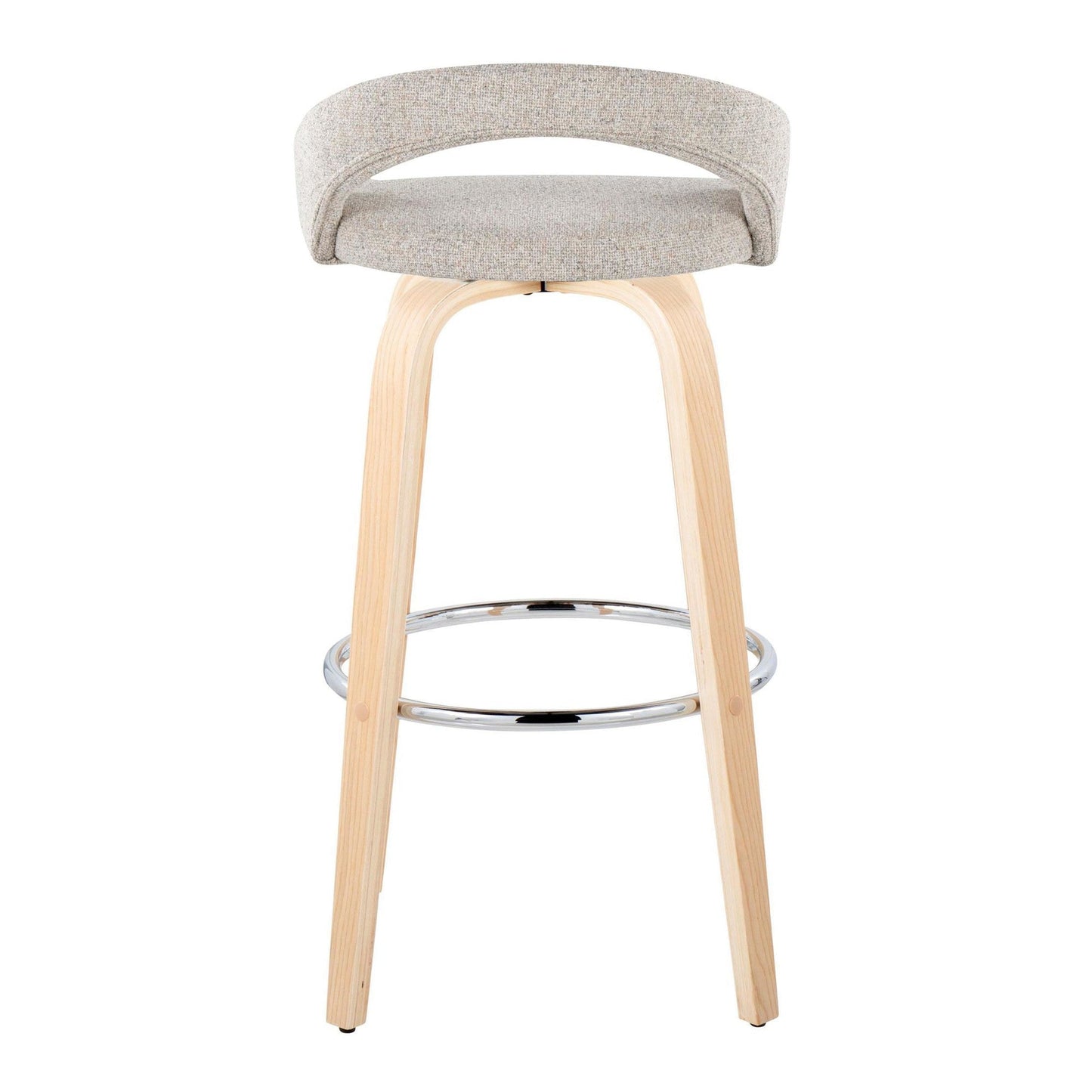 Majestic Office Furniture Upholstered 30" Fixed-Height Barstool - Set of 2