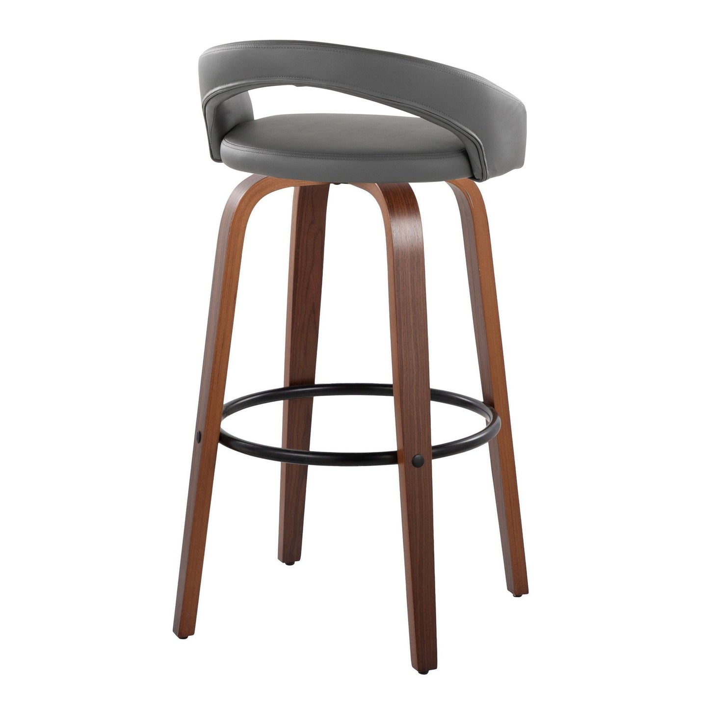 Majestic Office Furniture Upholstered 30" Fixed-Height Barstool - Set of 2