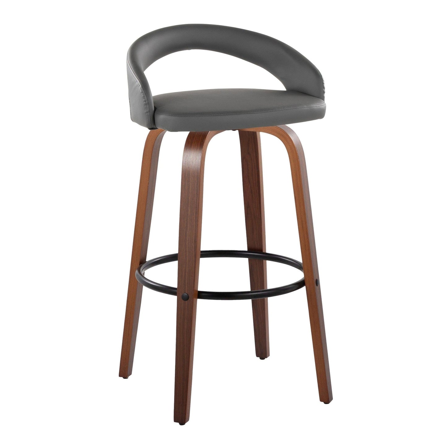 Majestic Office Furniture Upholstered 30" Fixed-Height Barstool - Set of 2