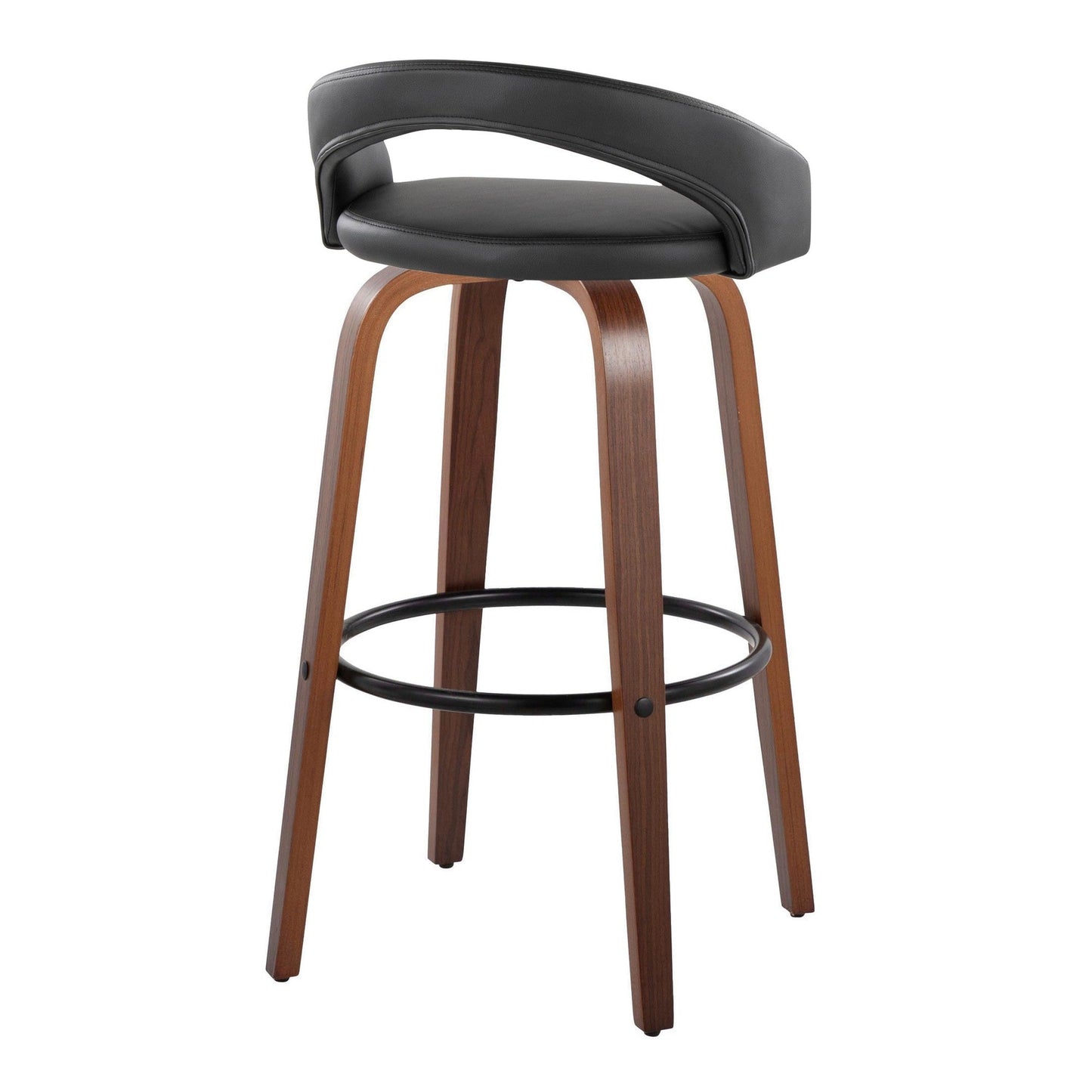 Majestic Office Furniture Upholstered 30" Fixed-Height Barstool - Set of 2