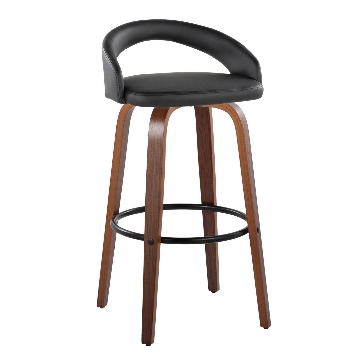 Majestic Office Furniture Upholstered 30" Fixed-Height Barstool - Set of 2