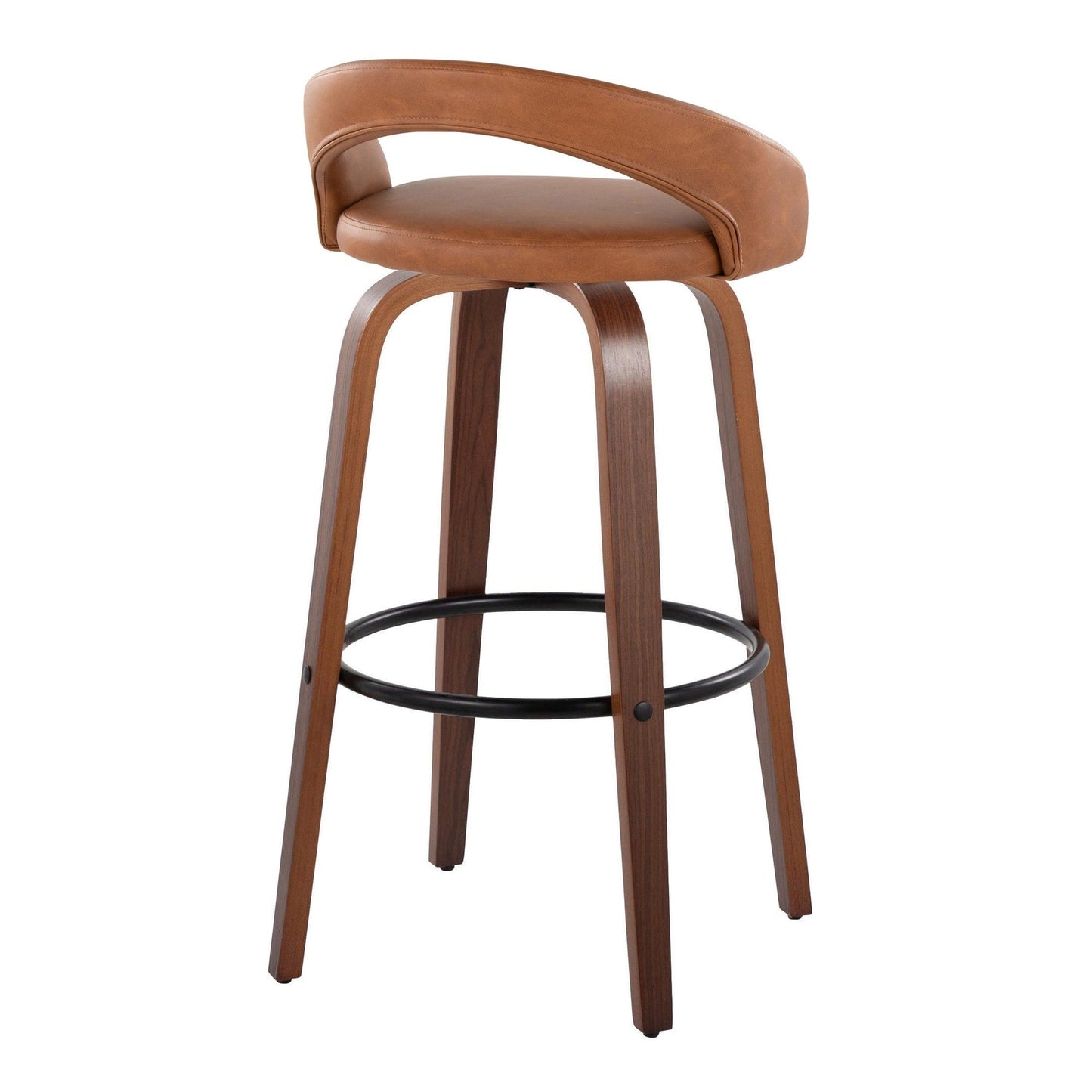 Majestic Office Furniture Upholstered 30" Fixed-Height Barstool - Set of 2