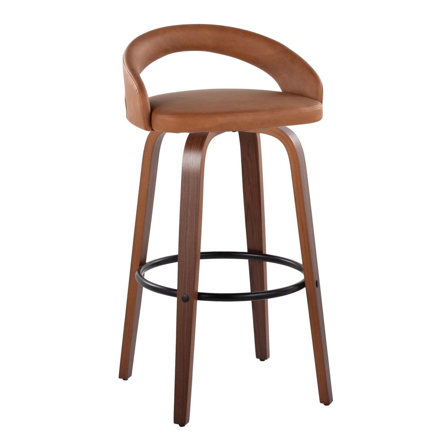 Majestic Office Furniture Upholstered 30" Fixed-Height Barstool - Set of 2