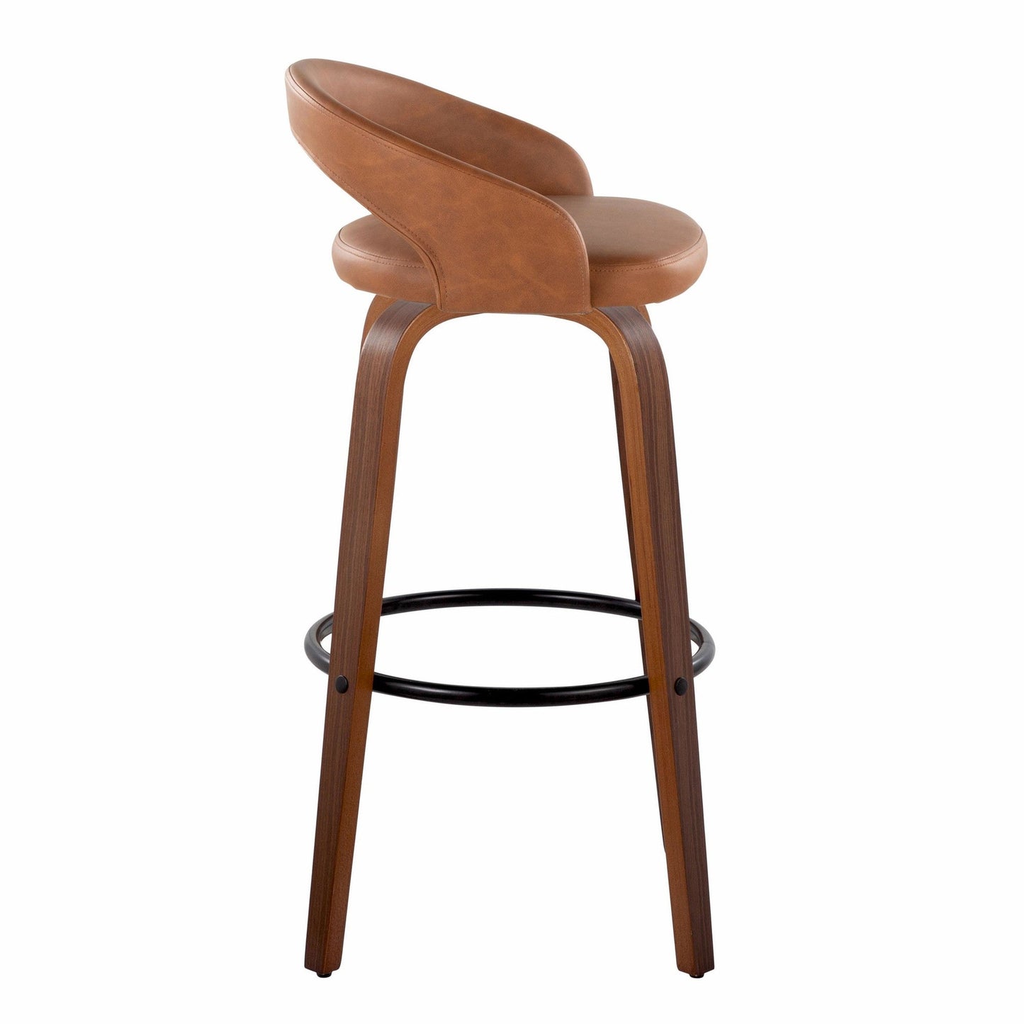 Majestic Office Furniture Upholstered 30" Fixed-Height Barstool - Set of 2