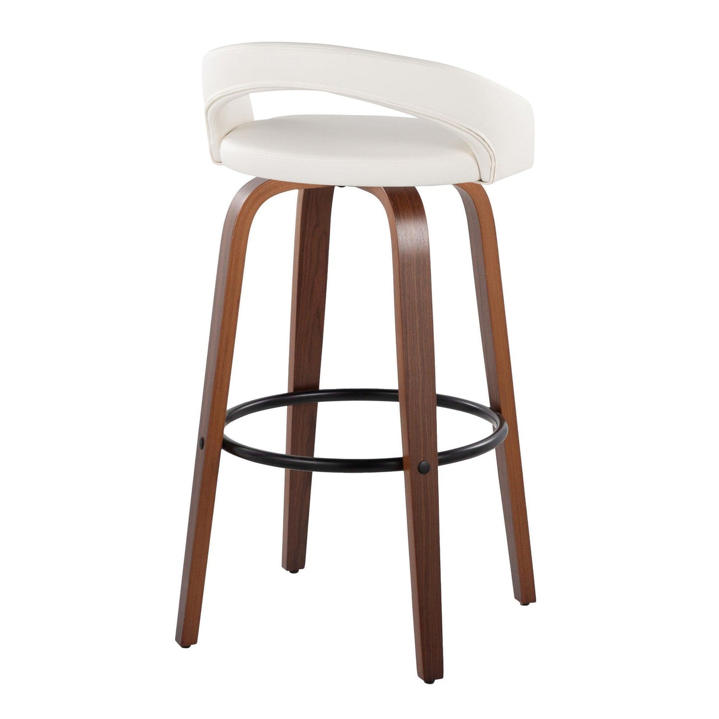 Majestic Office Furniture Upholstered 30" Fixed-Height Barstool - Set of 2