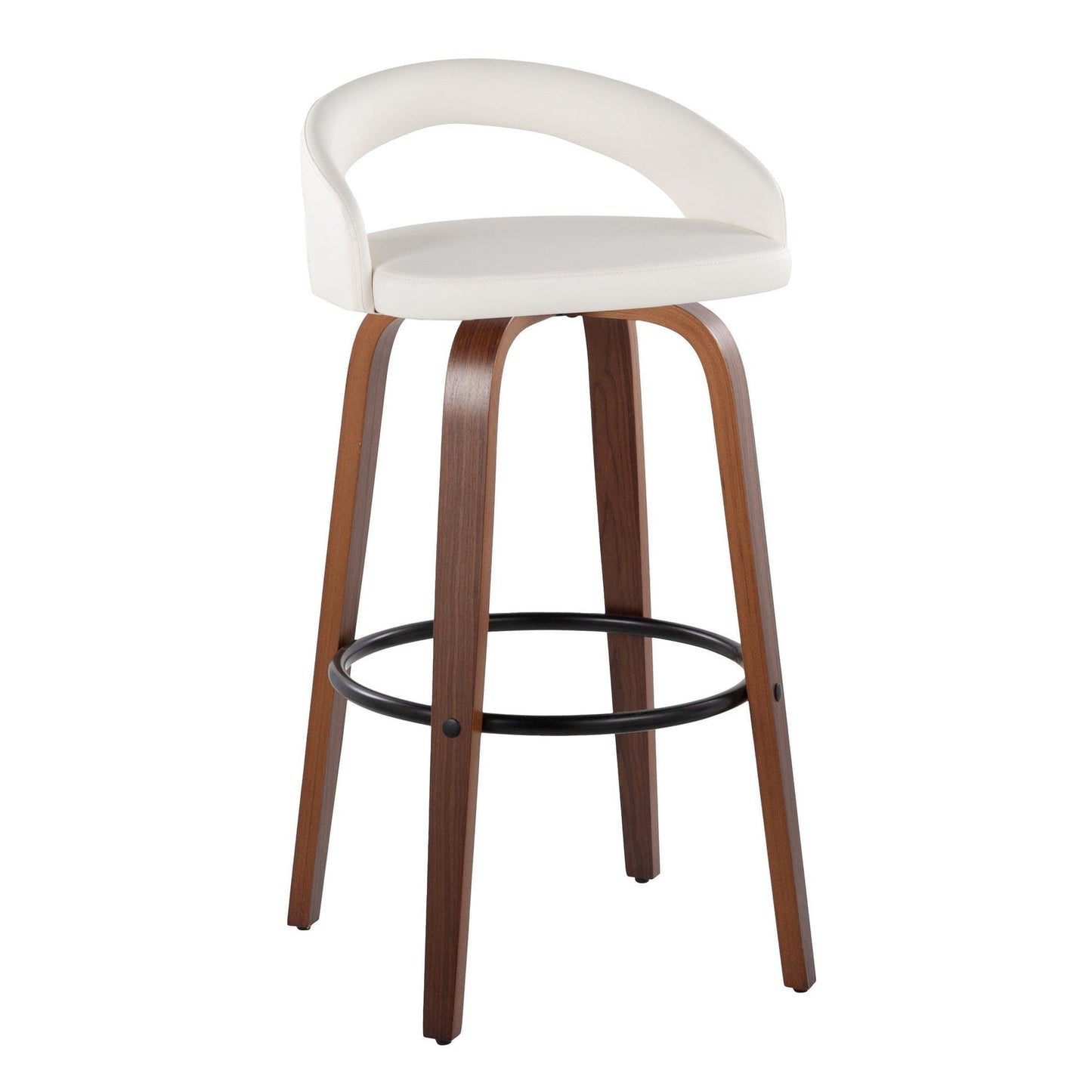 Majestic Office Furniture Upholstered 30" Fixed-Height Barstool - Set of 2