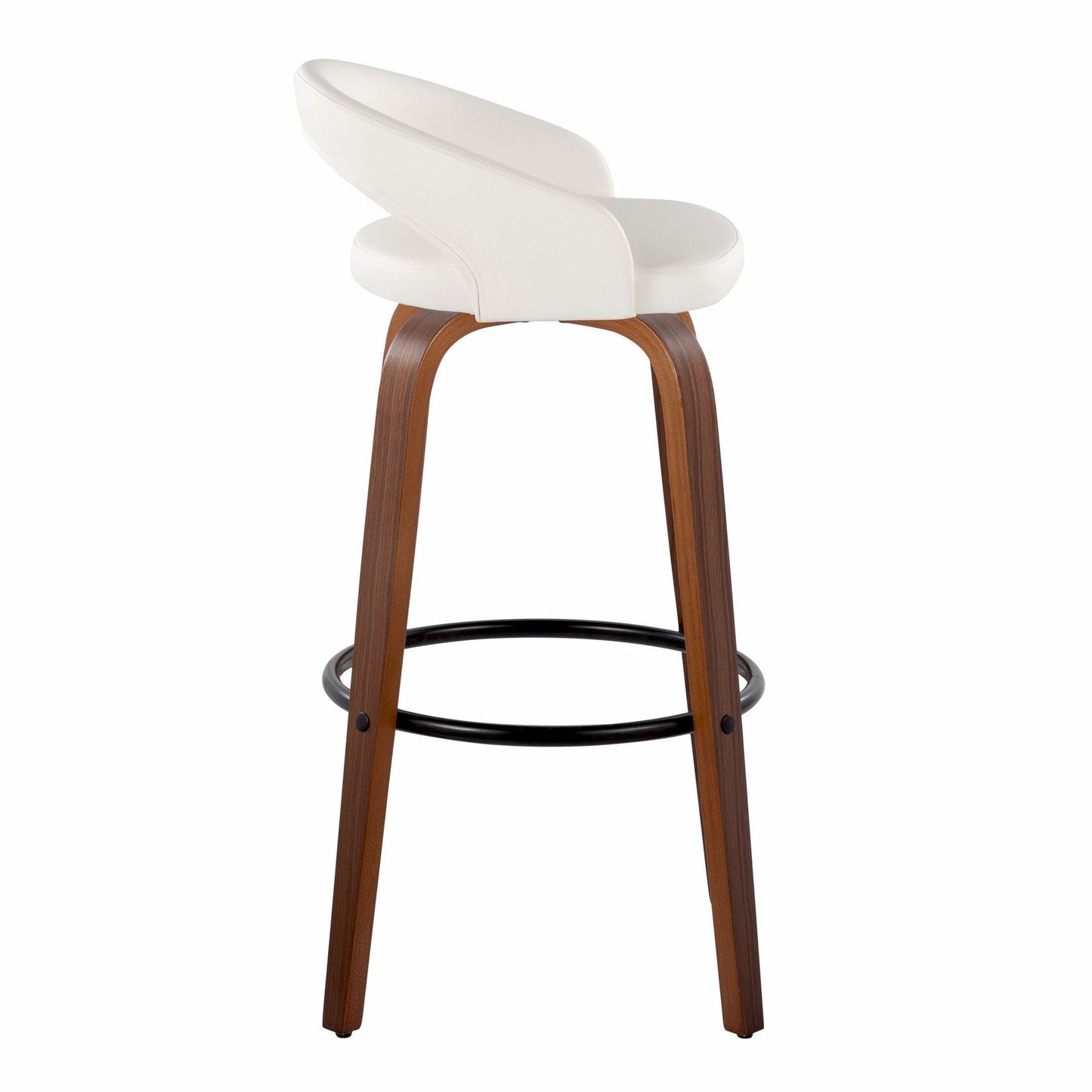 Majestic Office Furniture Upholstered 30" Fixed-Height Barstool - Set of 2