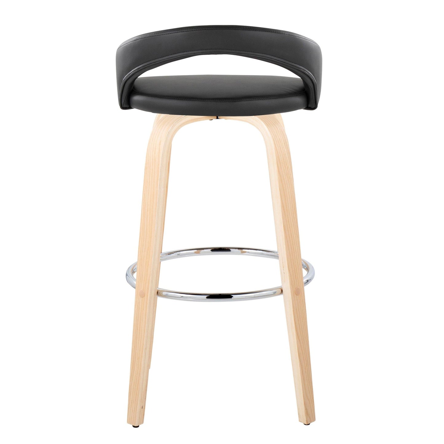Majestic Office Furniture Upholstered 30" Fixed-Height Barstool - Set of 2