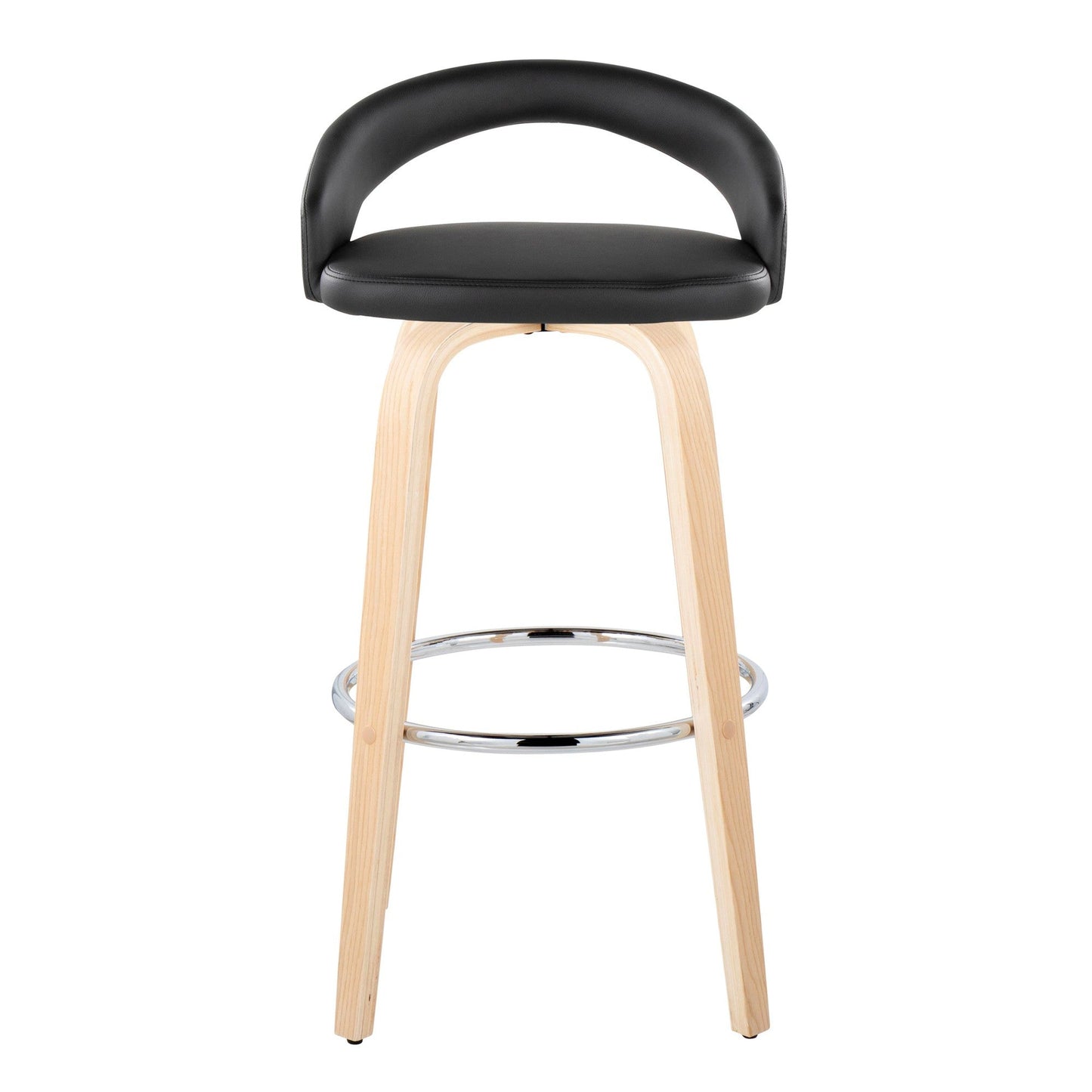 Majestic Office Furniture Upholstered 30" Fixed-Height Barstool - Set of 2