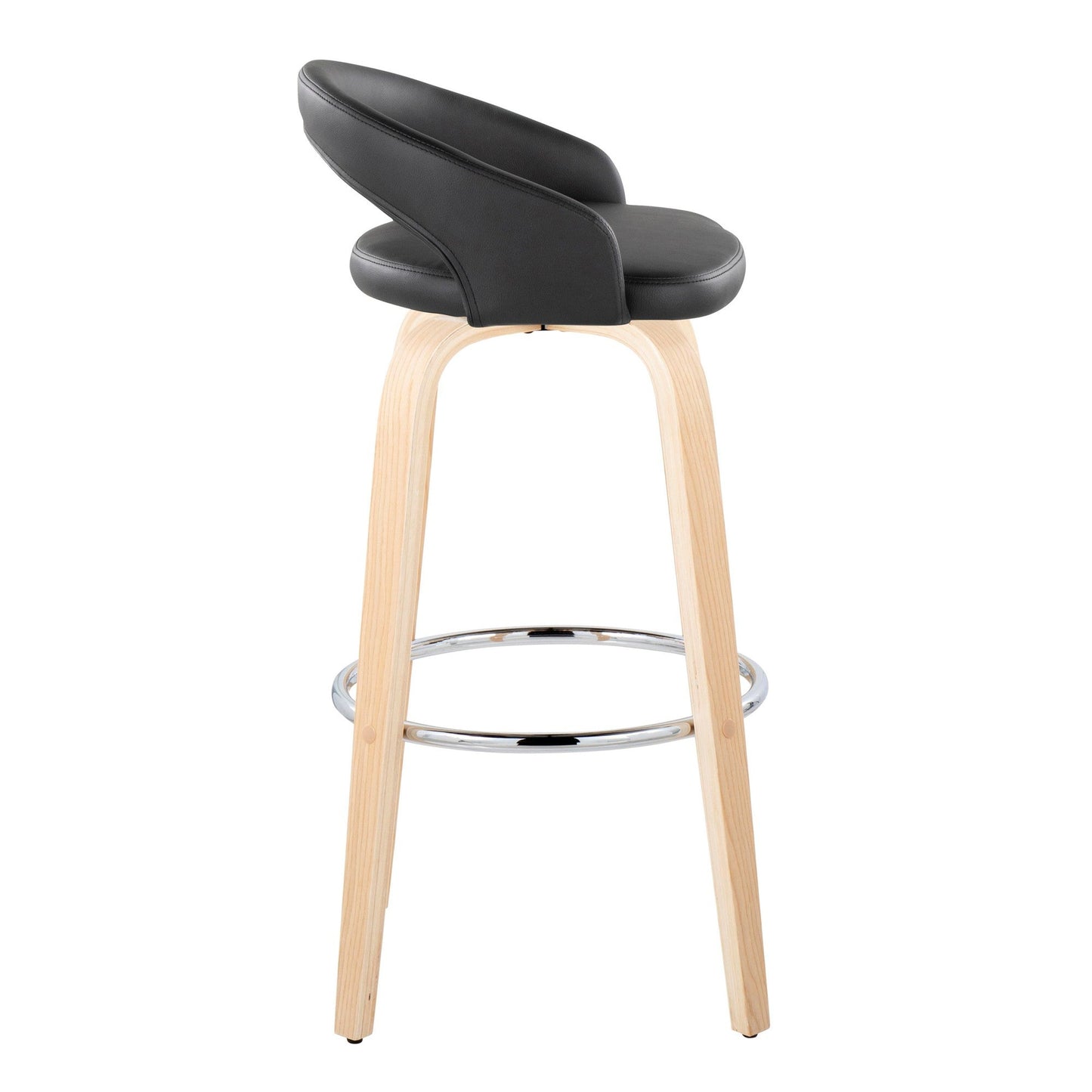 Majestic Office Furniture Upholstered 30" Fixed-Height Barstool - Set of 2