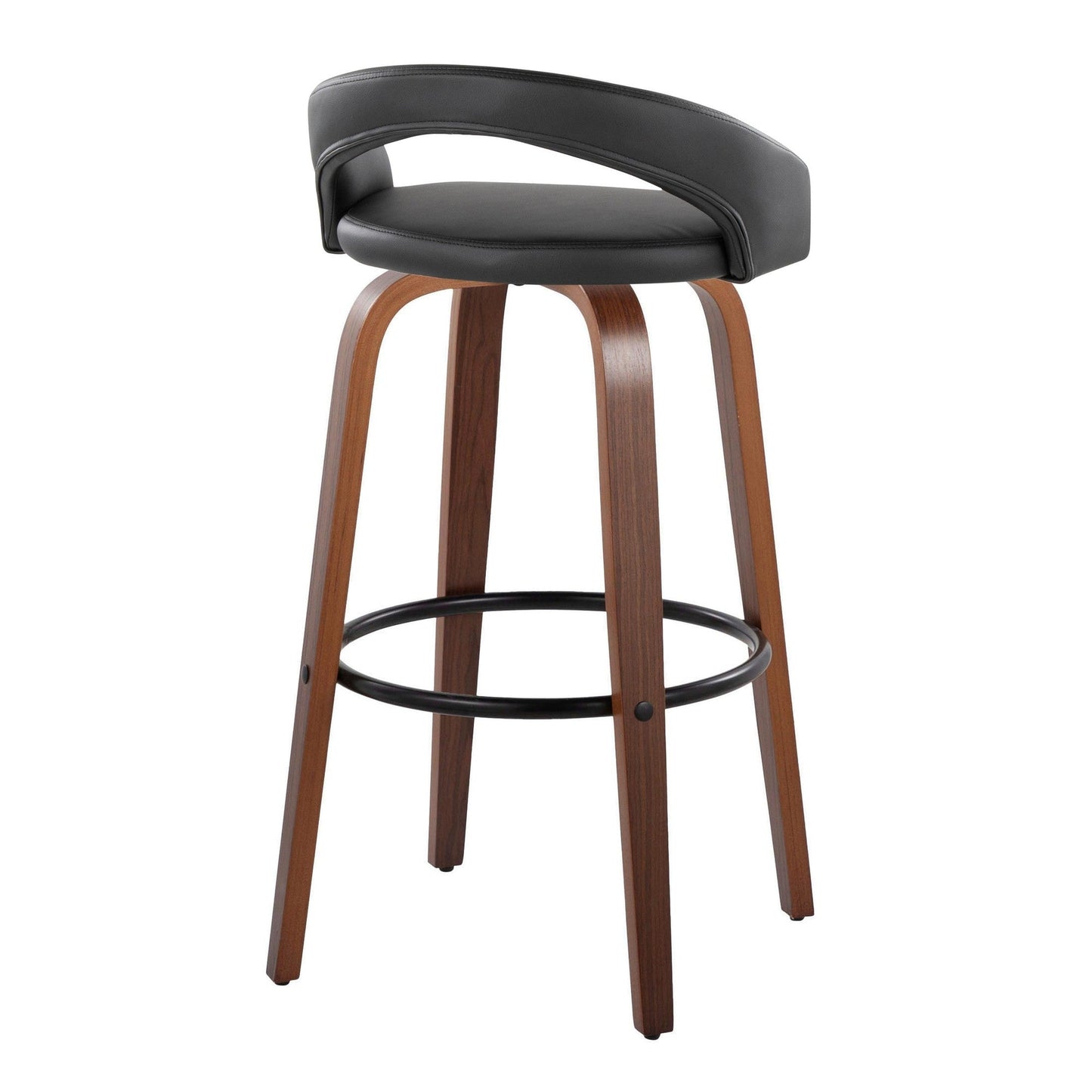 Majestic Office Furniture Upholstered 30" Fixed-Height Barstool - Set of 2