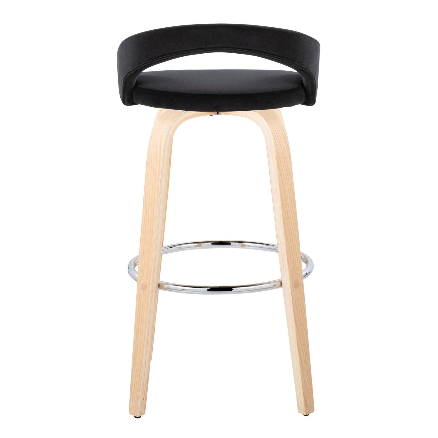 Majestic Office Furniture Upholstered 30" Fixed-Height Barstool - Set of 2