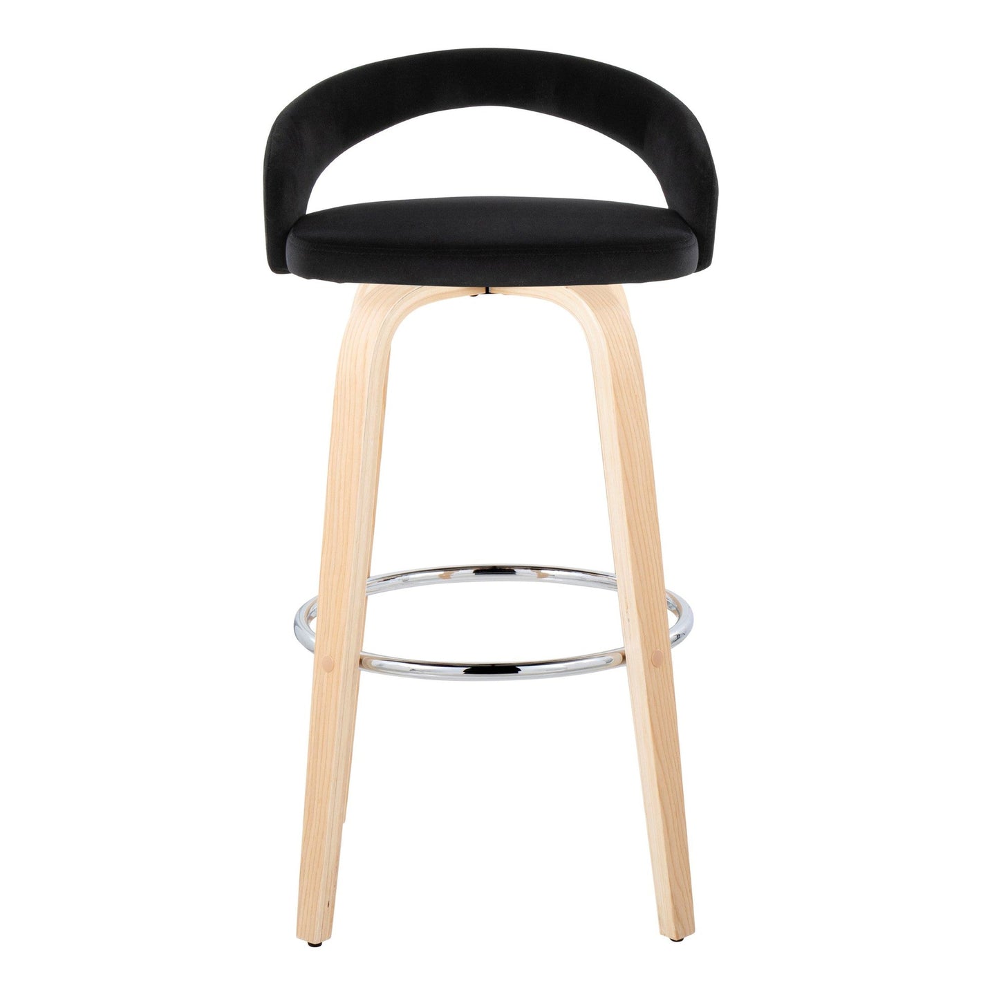 Majestic Office Furniture Upholstered 30" Fixed-Height Barstool - Set of 2